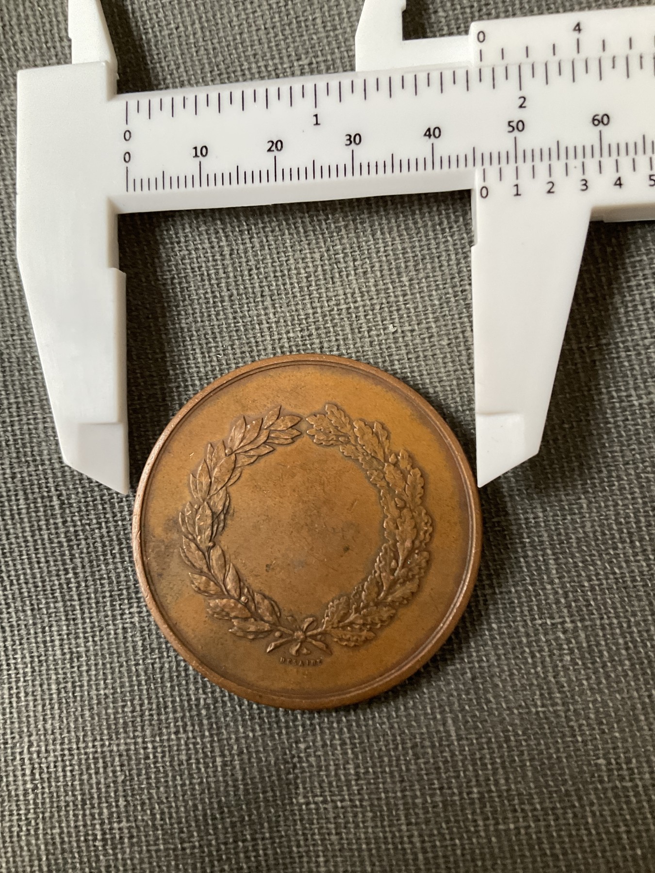外国章牌硬币混合2024-1-10 法国玛丽安娜46mm,43g
