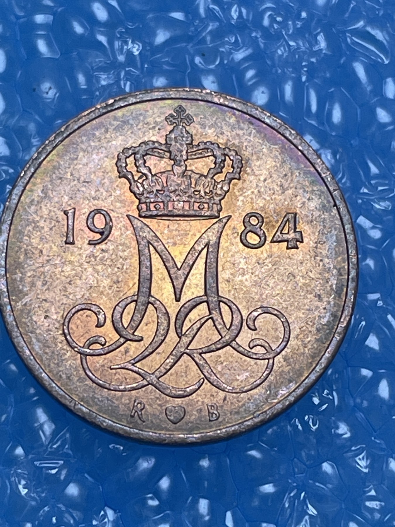 神仙姐姐散币好品专场第十四期（无佣金满邮自动发出 1984年丹麦 5 欧尔