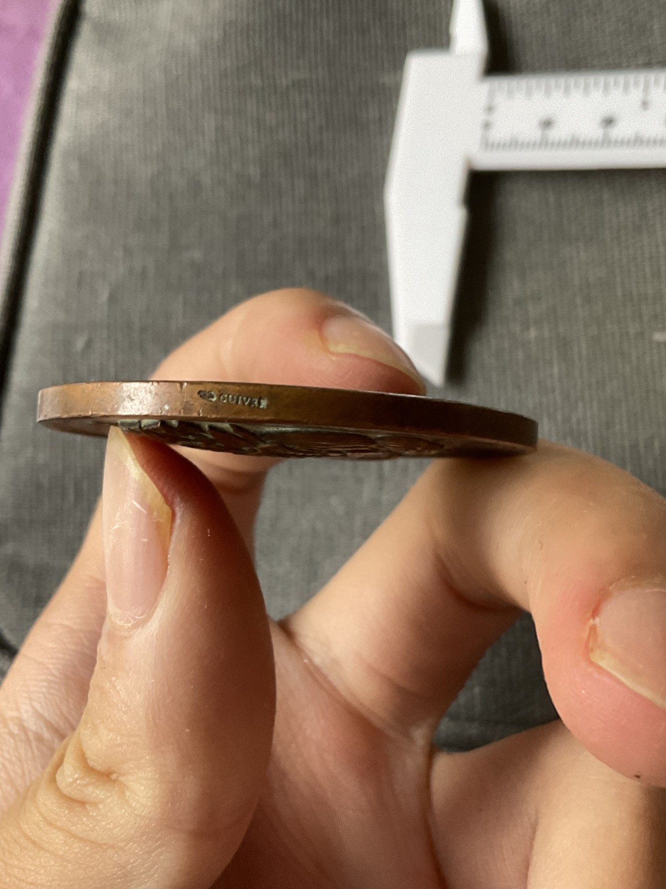 外国章牌硬币混合2024-1-10 法国玛丽安娜46mm,43g