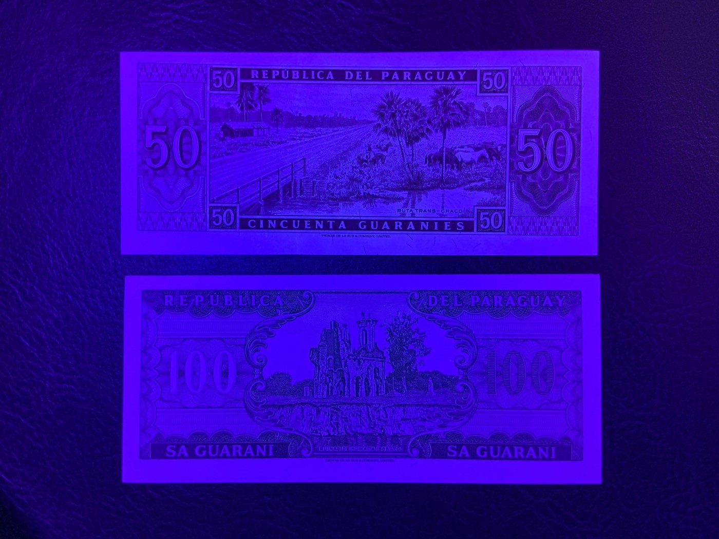 收藏联盟Quantum Auction 第317期拍卖  巴拉圭1952版1-100圭拉尼 品相UNC 全部为首发A冠 瑕疵细节如图