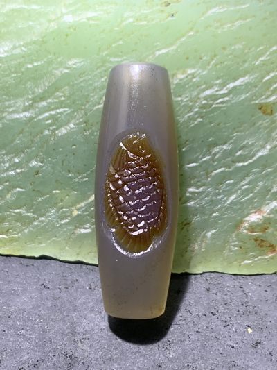 精美亚光高玉化巴西玛瑙手工俏色巧雕富贵有余吊坠一个！ - 精美亚光高玉化巴西玛瑙手工俏色巧雕富贵有余吊坠一个！