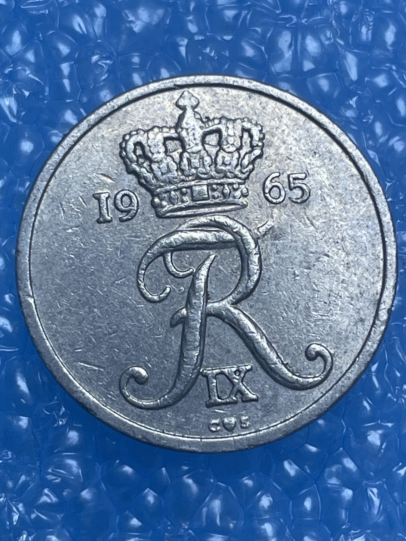 神仙姐姐散币好品专场第十四期（无佣金满邮自动发出 1965 年丹麦 10 欧尔