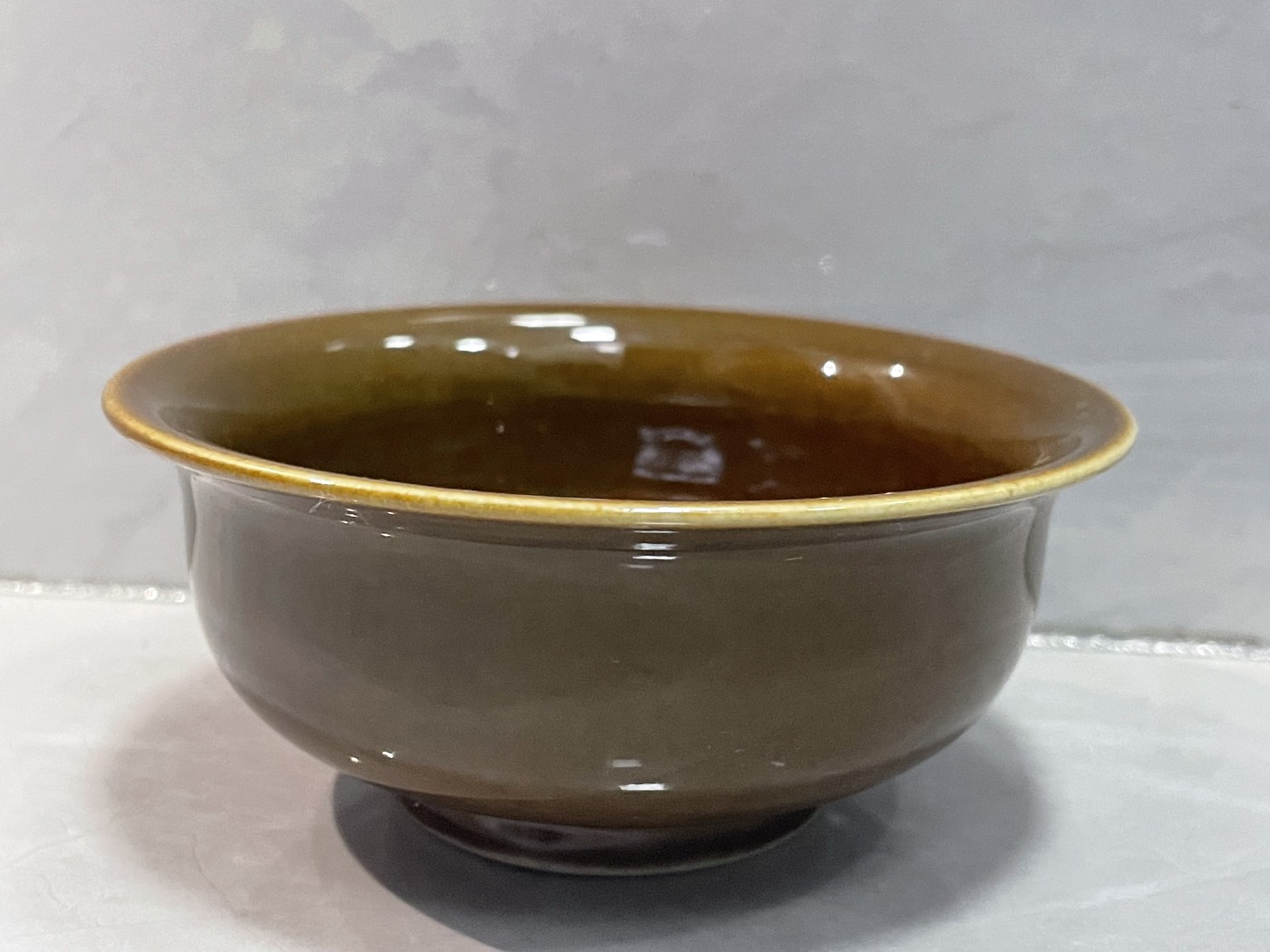 第21场钱币纸币小人书、连环画、瓷器专场 姜色釉水玉碗