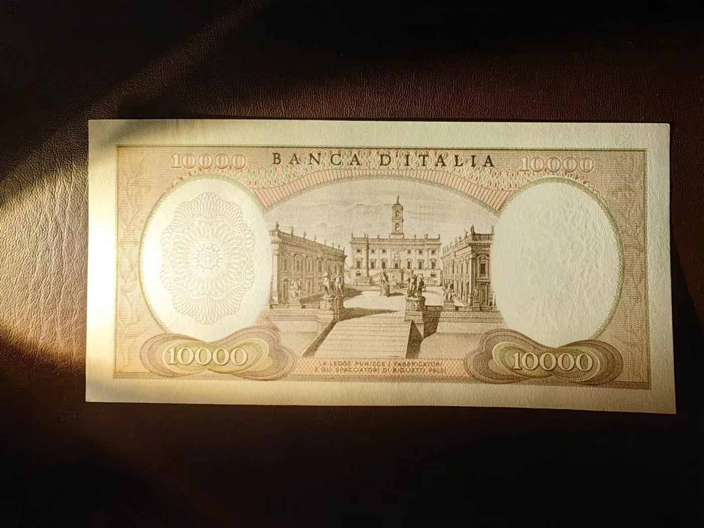 【Blue Auction】✨世界纸币精拍第418期【精】 意大利 1968年10万里拉 米开朗基罗 AU