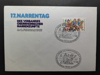 多国首日封✌邮品✌（拍卖场）精品🔥专场 第④③场 - 德国1972年 科隆狂欢节150年