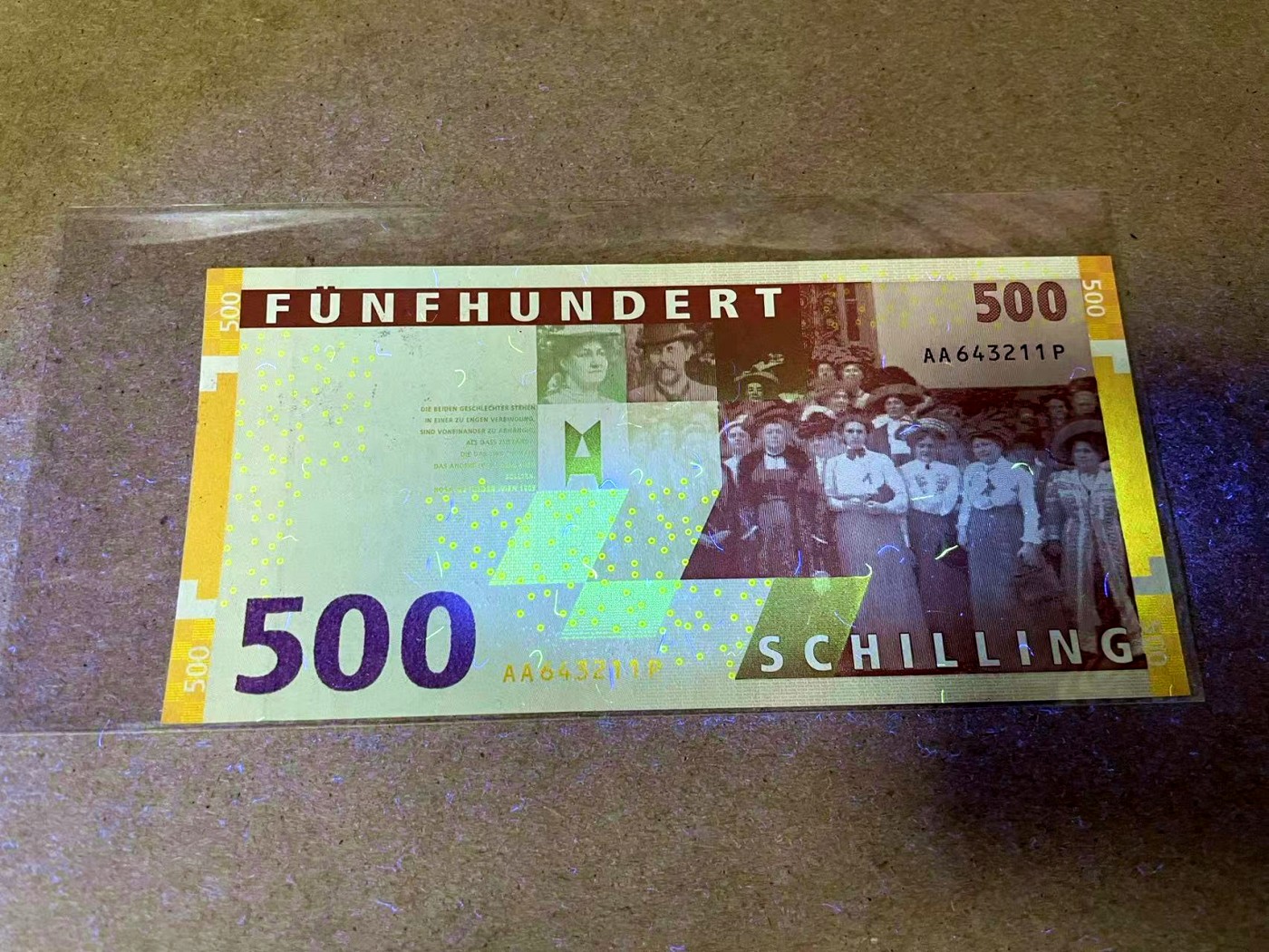 【Blue Auction】✨世界纸币精拍第418期【精】   奥地利 1997年500先令 全新UNC