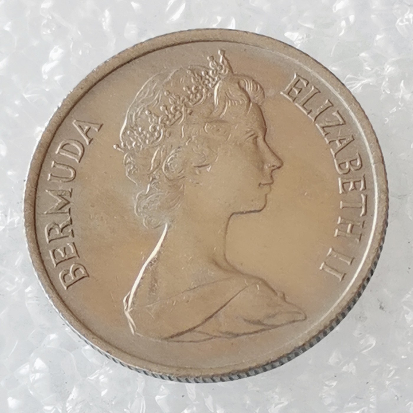 海外回流1元起拍小铺 各国钱币散币场 第5期 百慕大1970年10分百合花镍币