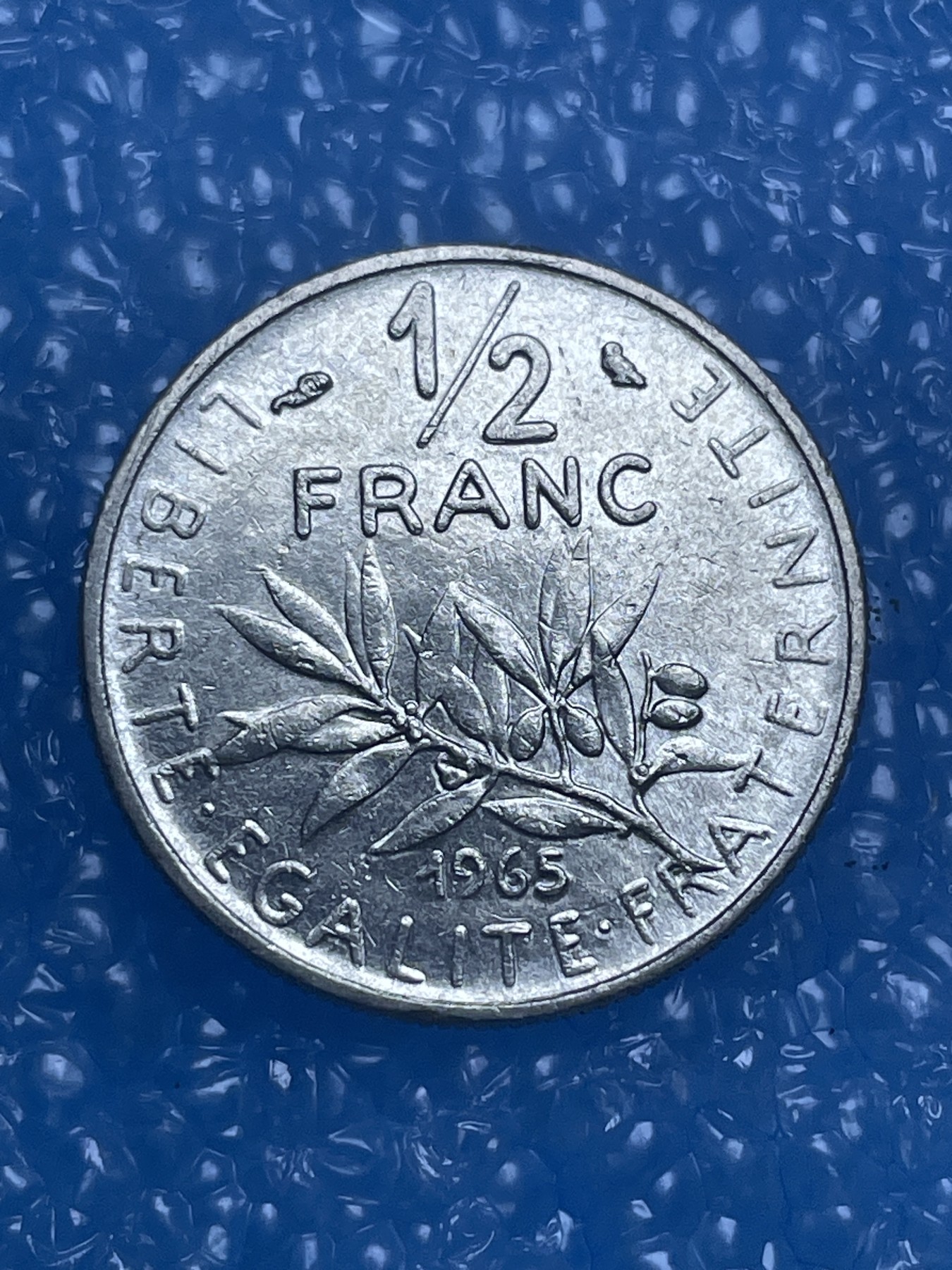 神仙姐姐散币好品专场第十四期（无佣金满邮自动发出 1965年法国 1/2法郎