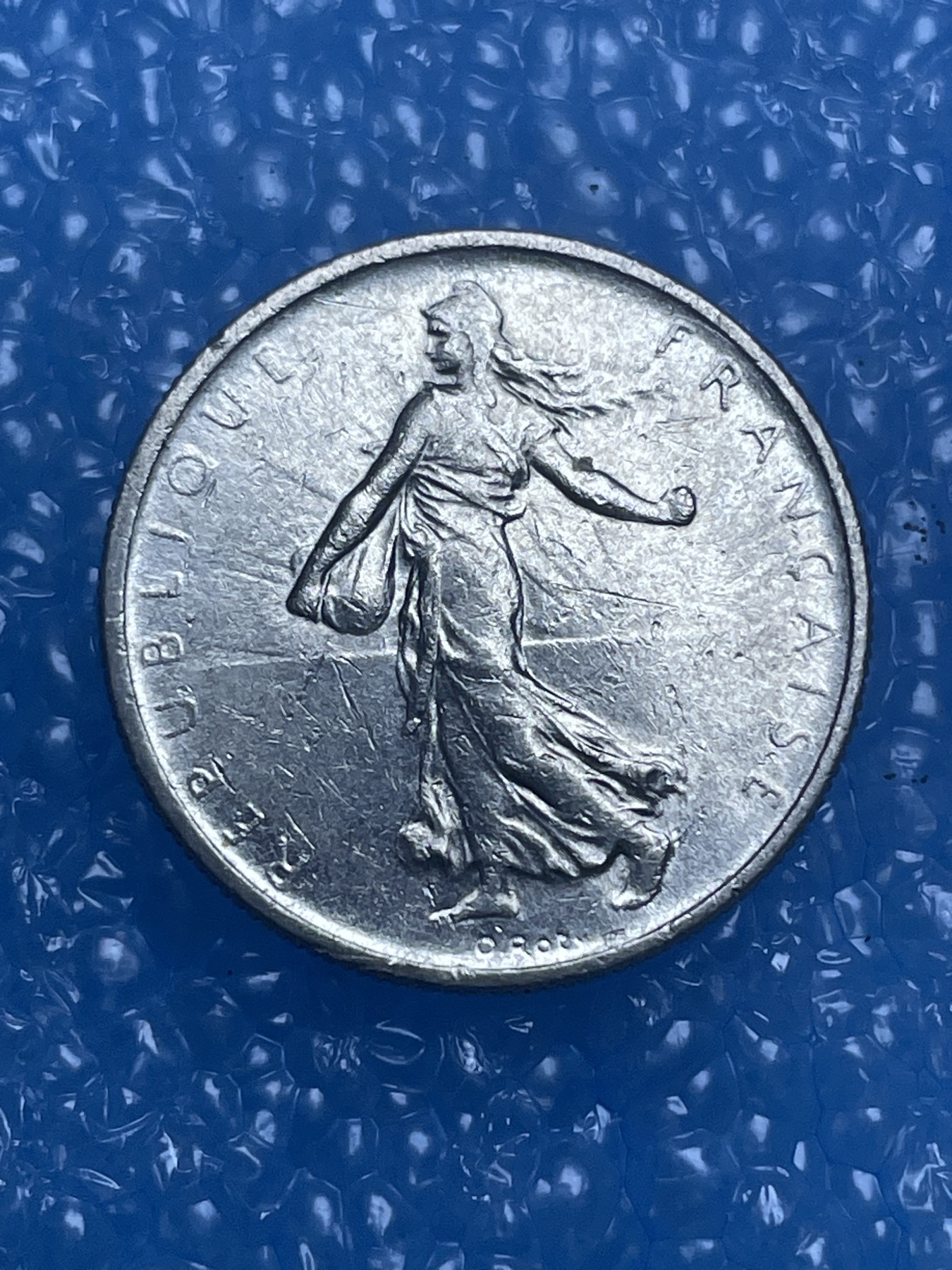 神仙姐姐散币好品专场第十四期（无佣金满邮自动发出 1965年法国 1/2法郎