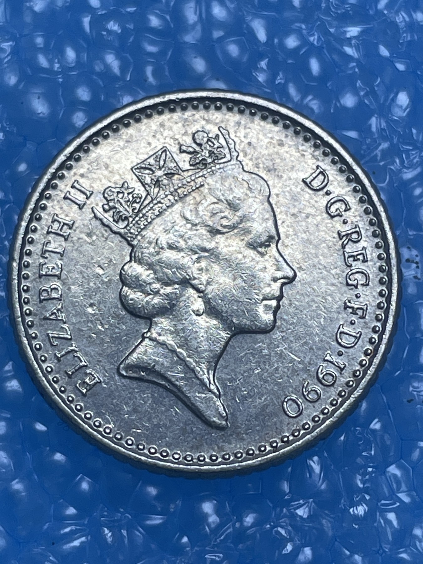 神仙姐姐散币好品专场第十四期（无佣金满邮自动发出 1990 年英国 5 便士