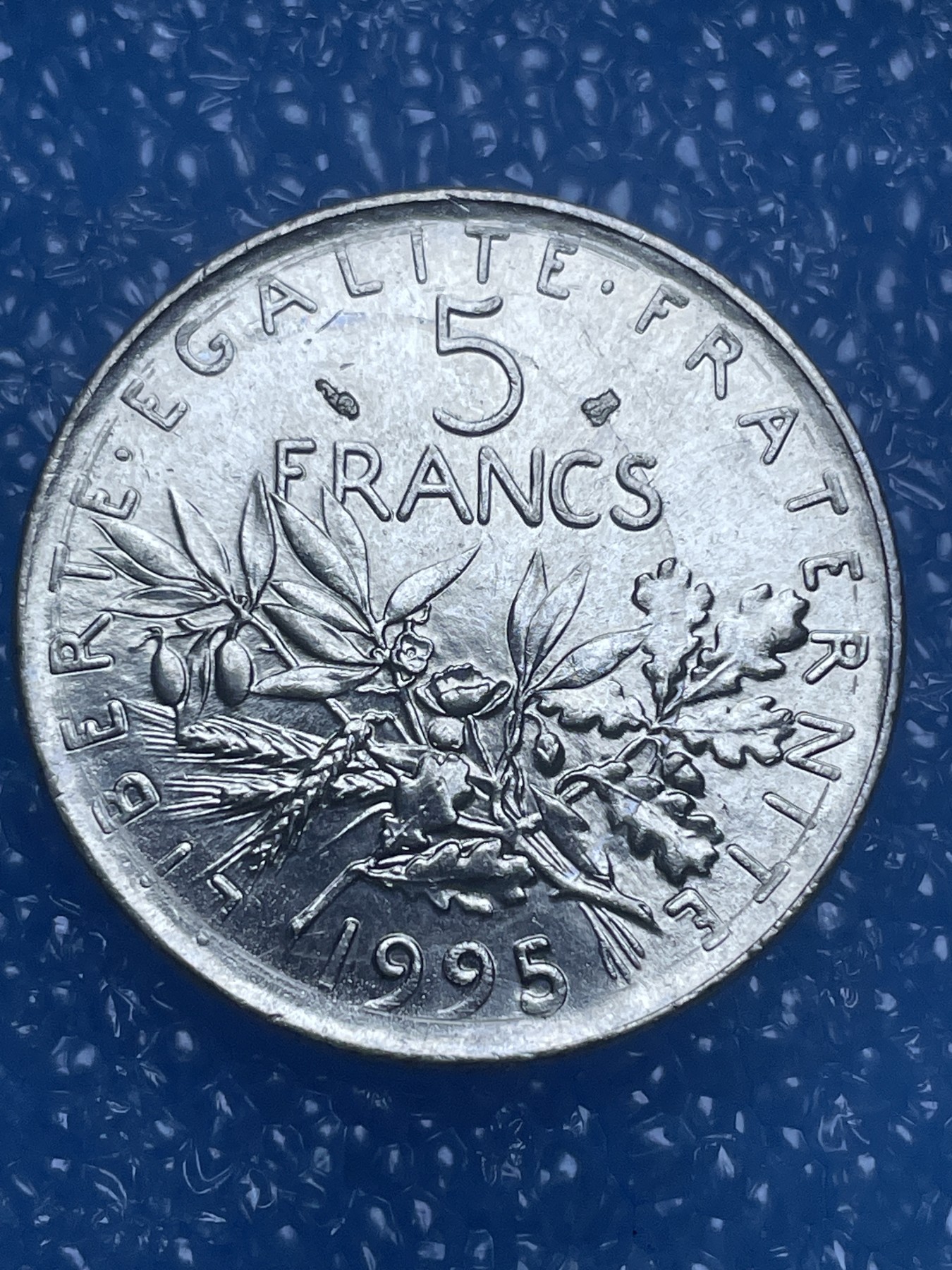 神仙姐姐散币好品专场第十四期（无佣金满邮自动发出 1995 年法国播种女神 5 法郎