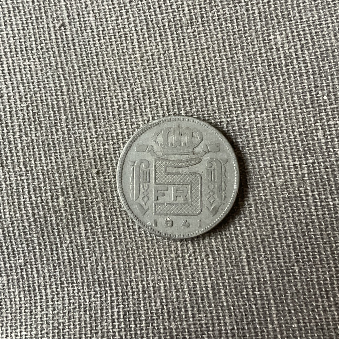 外国章牌硬币混合2024-1-10 比利时1941