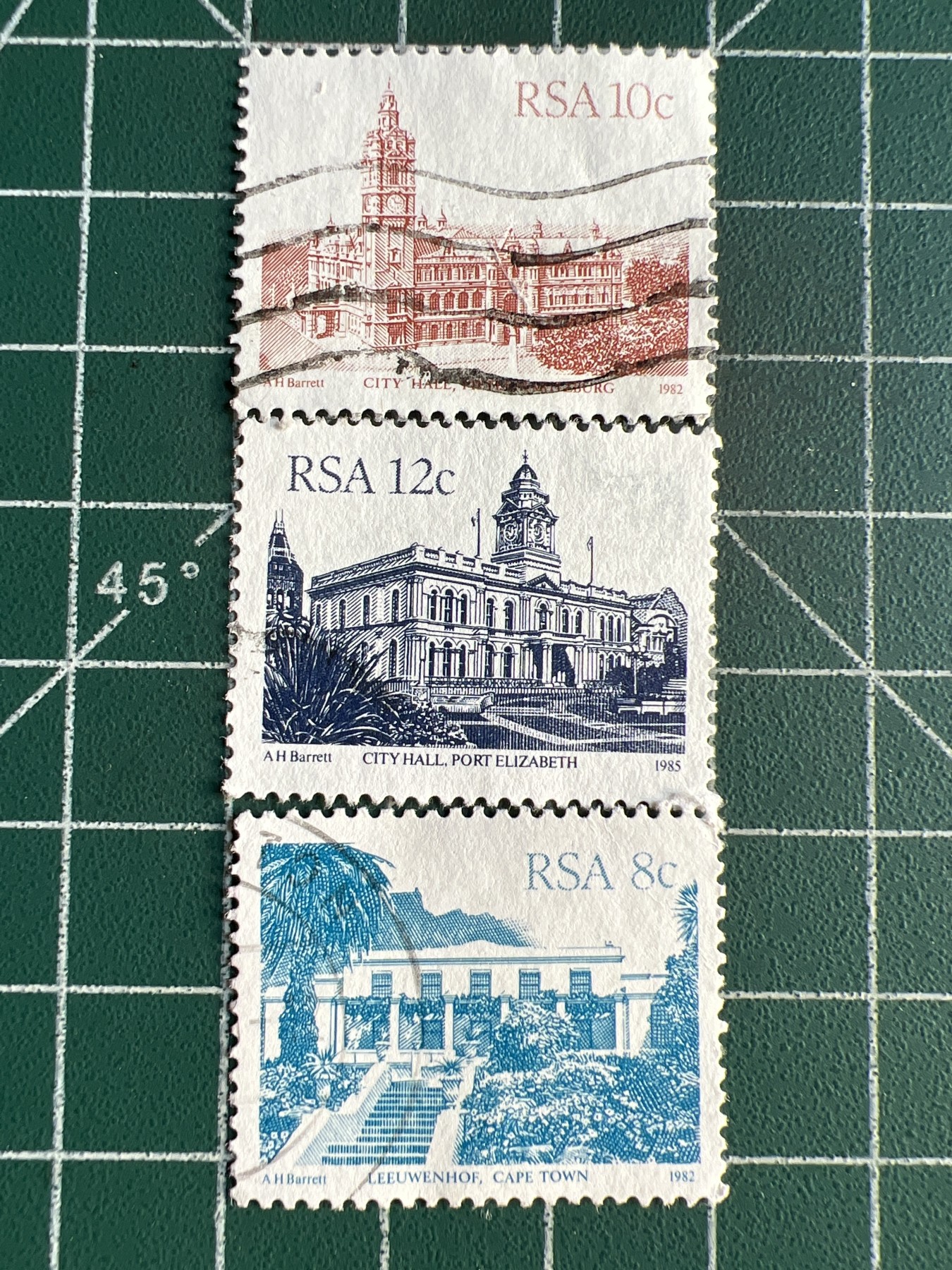第617期 邮票、明信片专场 （无押金，捡漏，全场50包邮，偏远地区除外，接收代拍业务） 南非建筑邮票