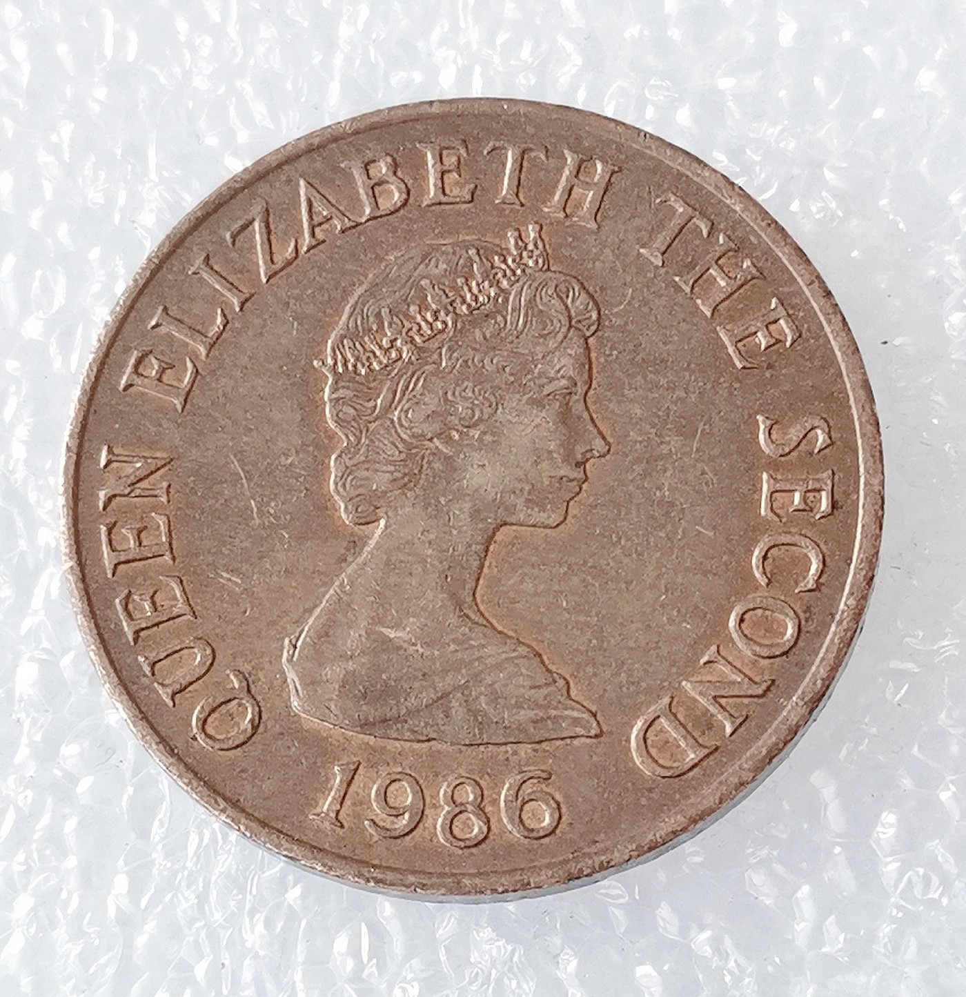 海外回流1元起拍小铺 各国钱币散币场 第5期 泽西岛1986年2便士