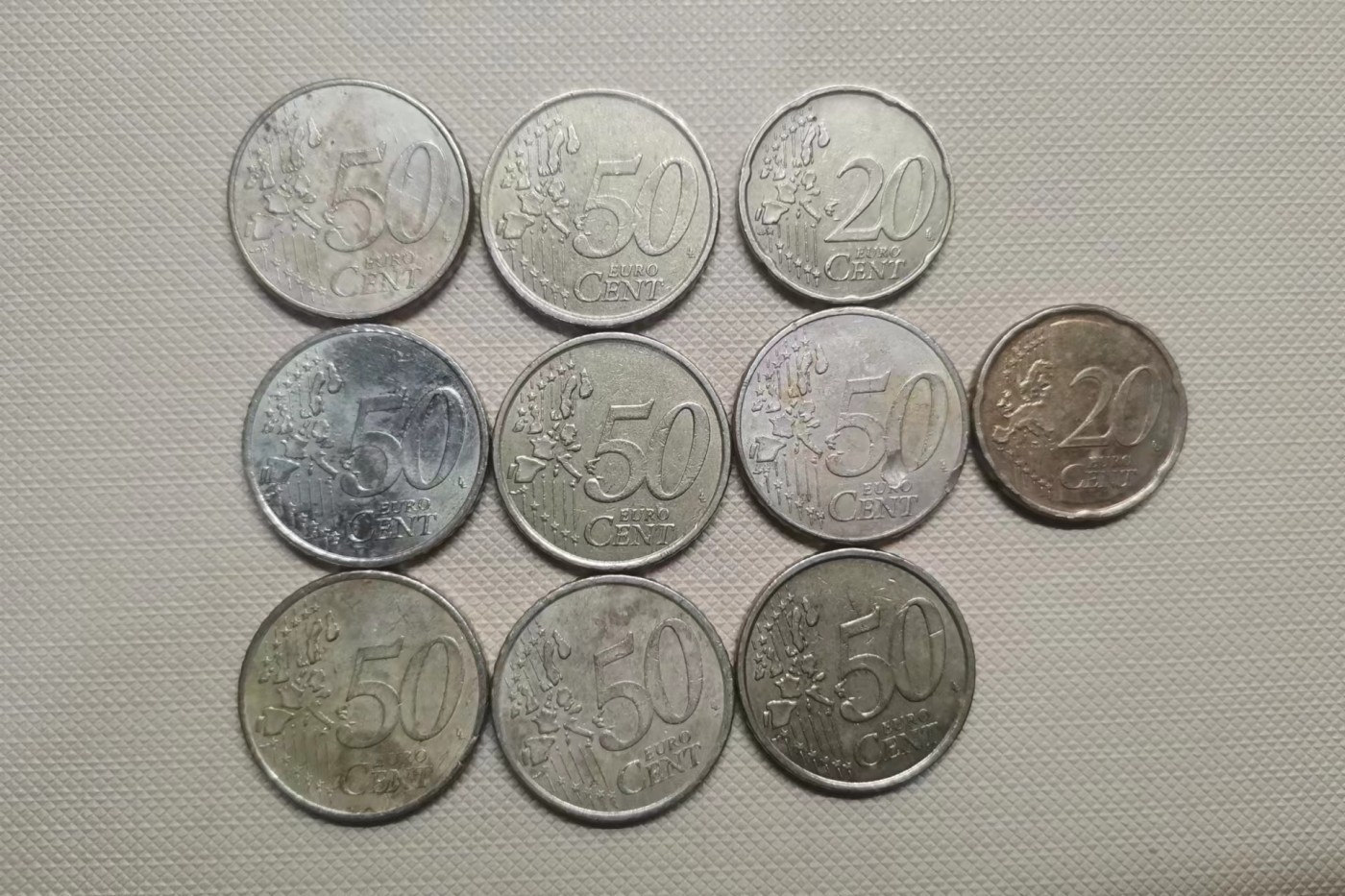 【易洋钱喜】第35场 国外纸币专场 20欧分和50欧分一组