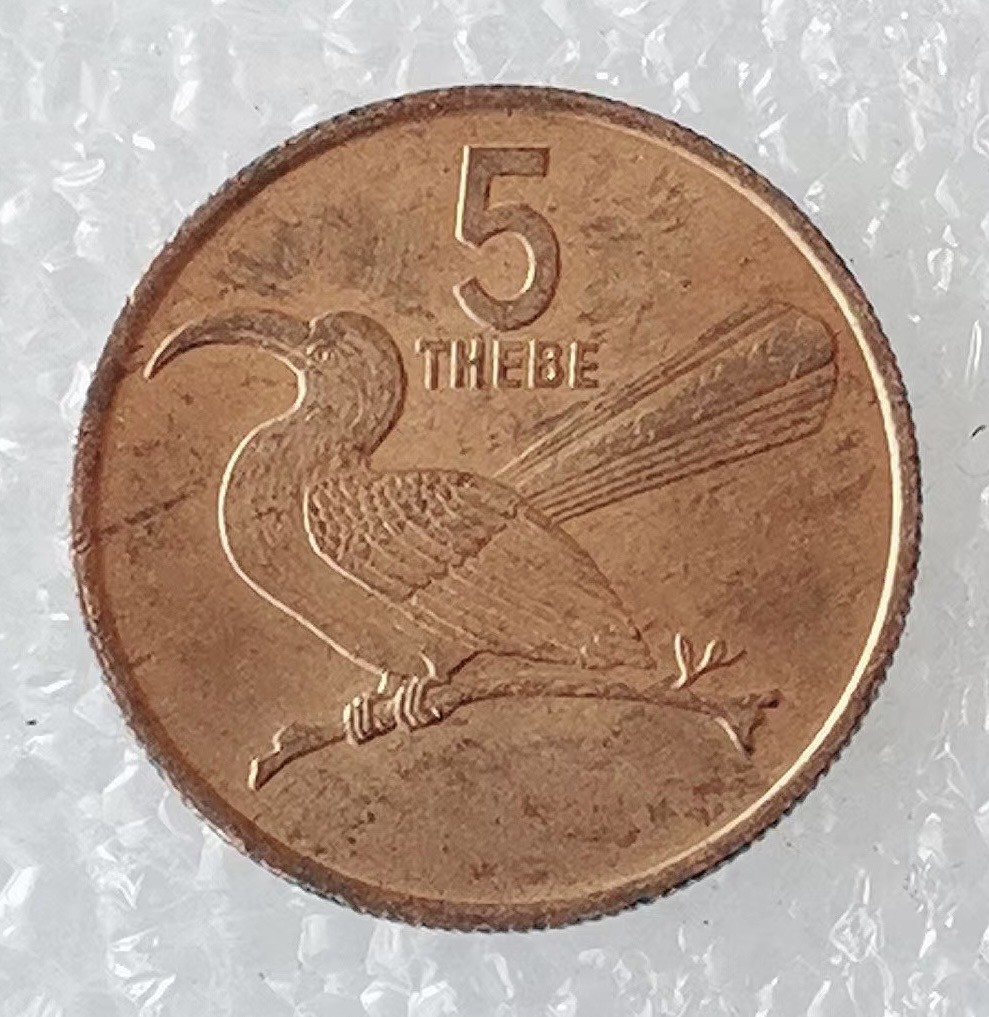 海外回流1元起拍小铺 各国钱币散币场 第5期 博茨瓦纳1976年5瑟比