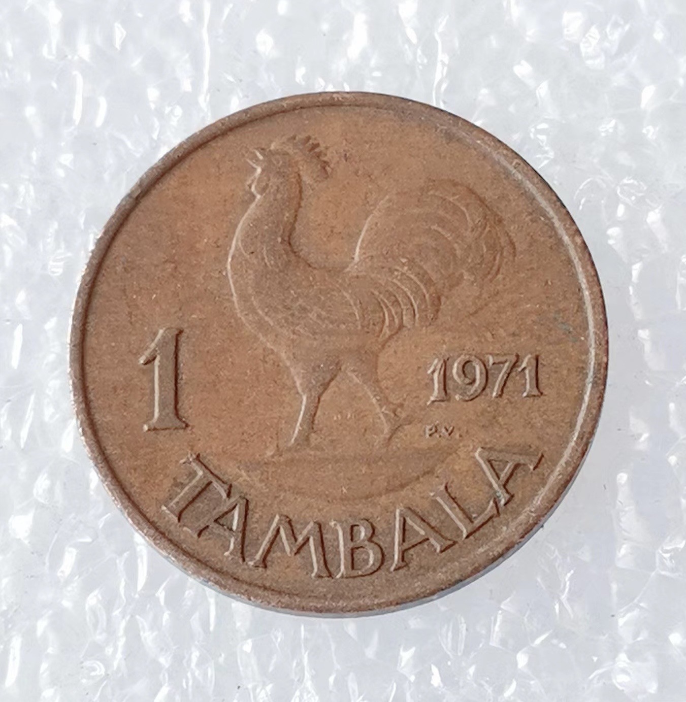 海外回流1元起拍小铺 各国钱币散币场 第5期 马拉维1971年公鸡1坦巴拉