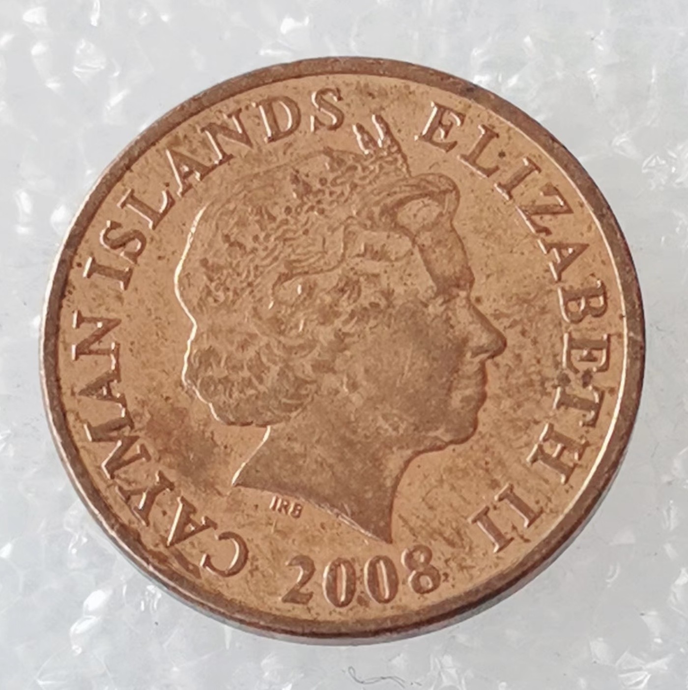 海外回流1元起拍小铺 各国钱币散币场 第5期 2008年开曼1分硬币 鸟版