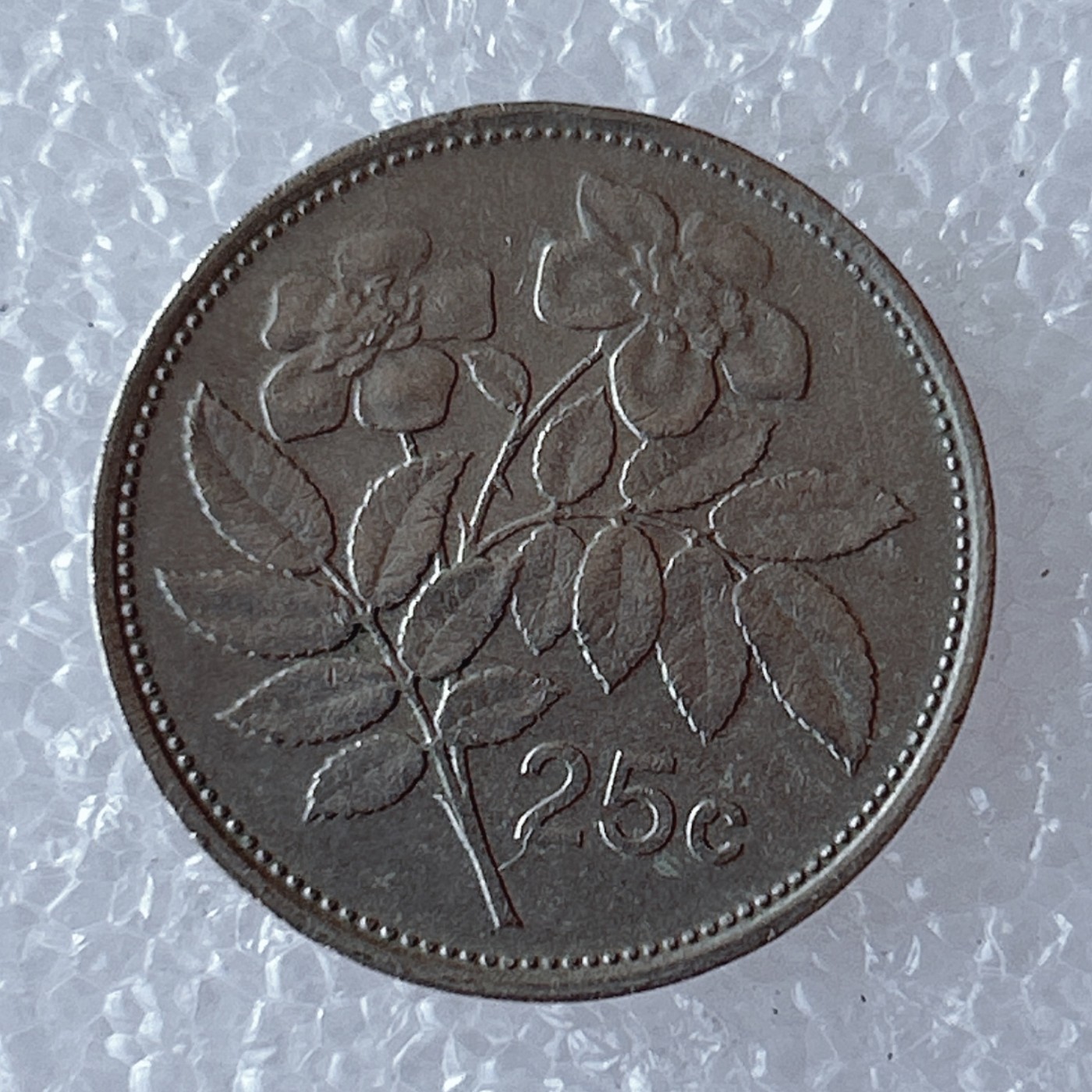 海外回流1元起拍小铺 各国钱币散币场 第5期 1986年船版马耳他硬币25分