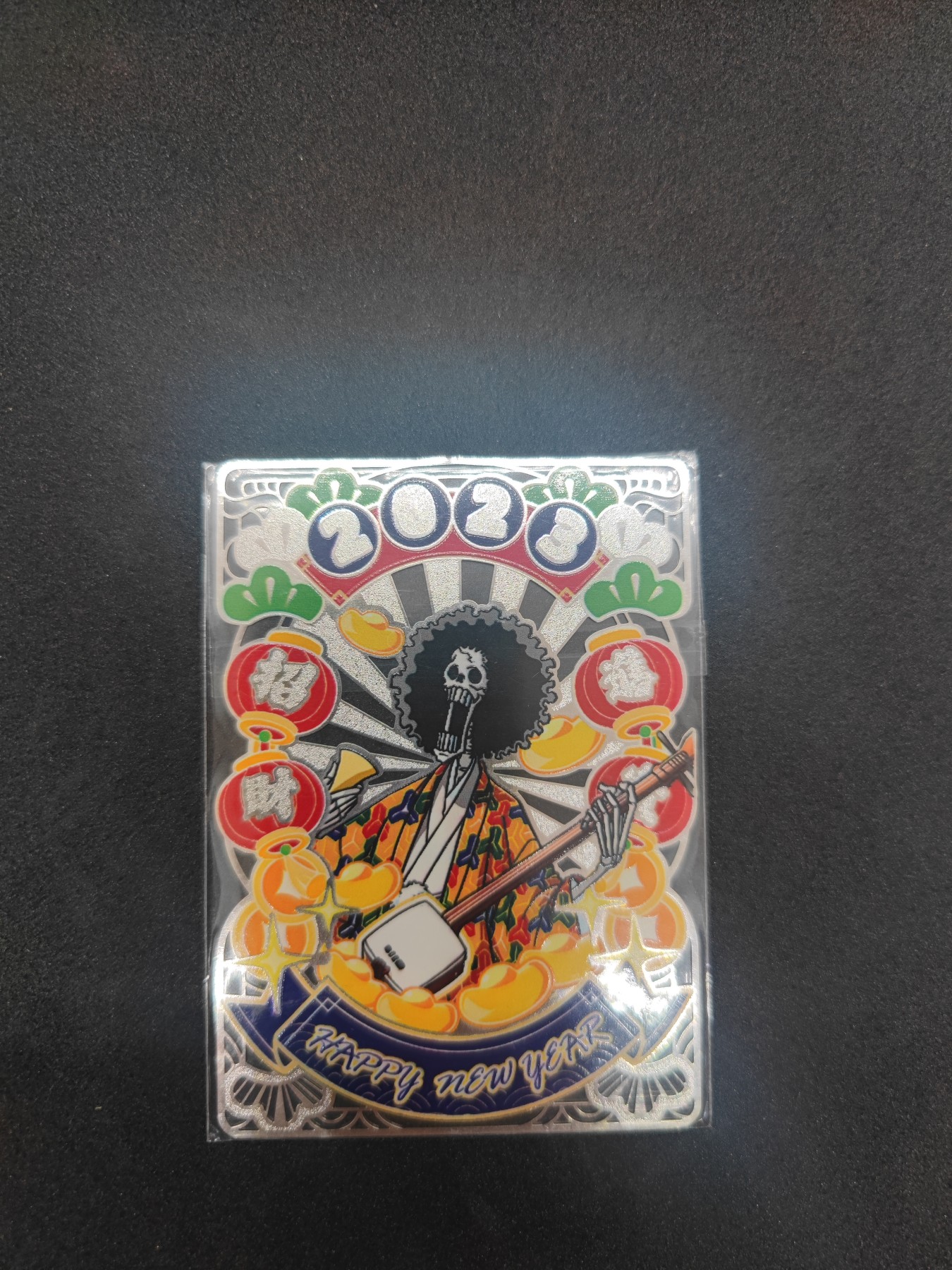 妖精的尾巴卡牌拍卖第九场 2023卡动海贼王镂空金属卡，布鲁克