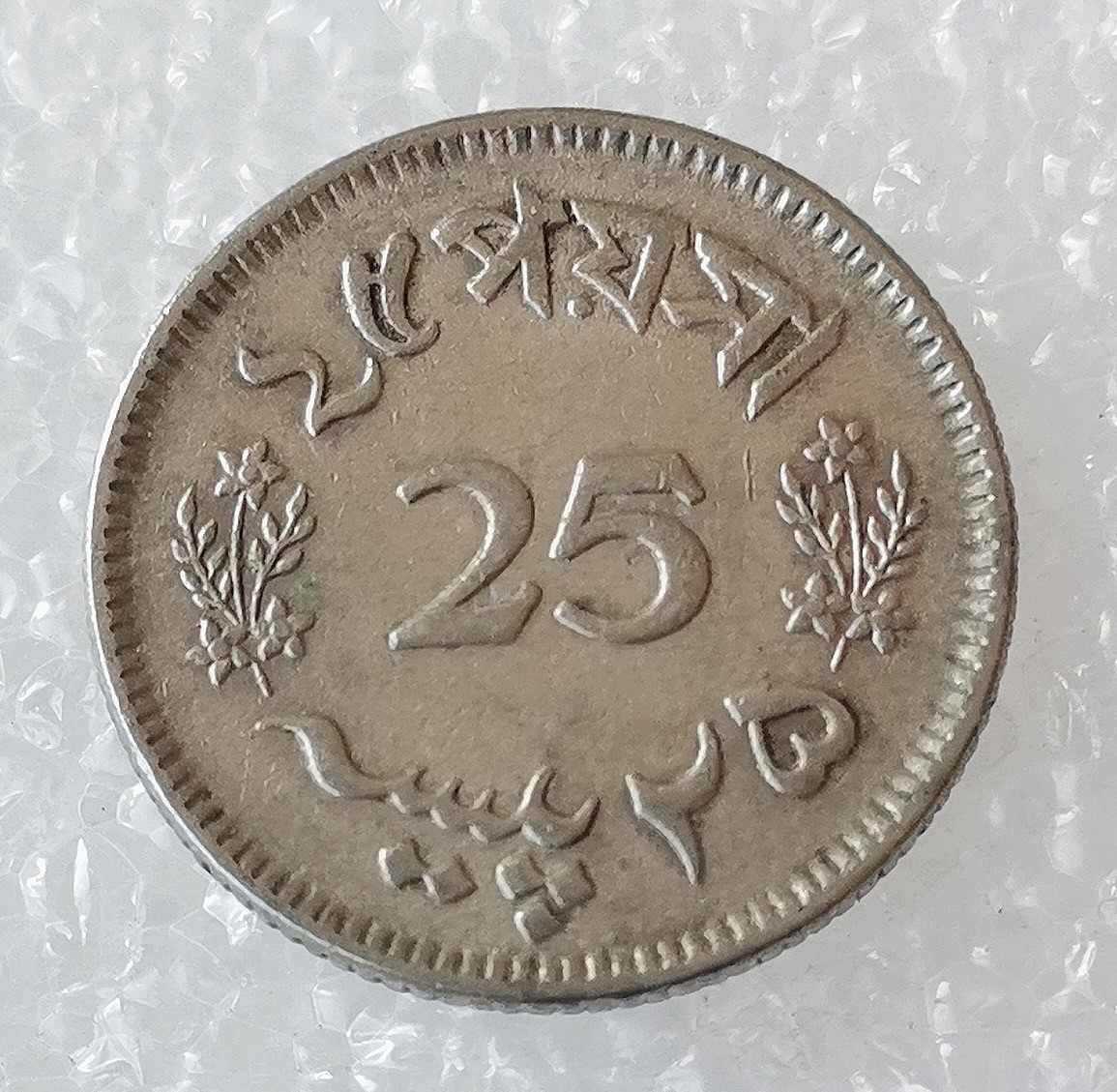 海外回流1元起拍小铺 各国钱币散币场 第5期 1966年巴基斯坦25派沙