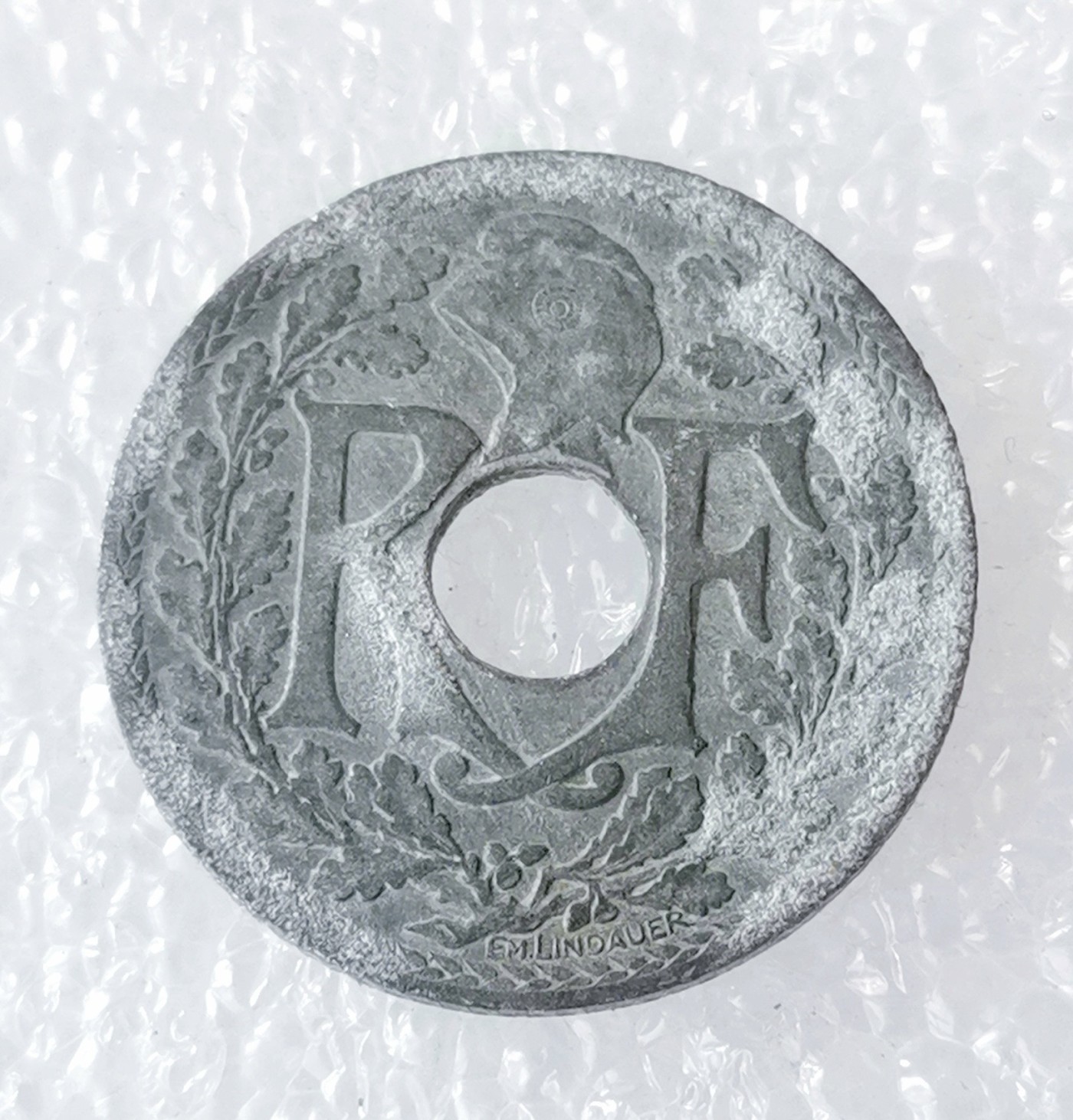 海外回流1元起拍小铺 各国钱币散币场 第5期 法国1941年10芬尼锌币