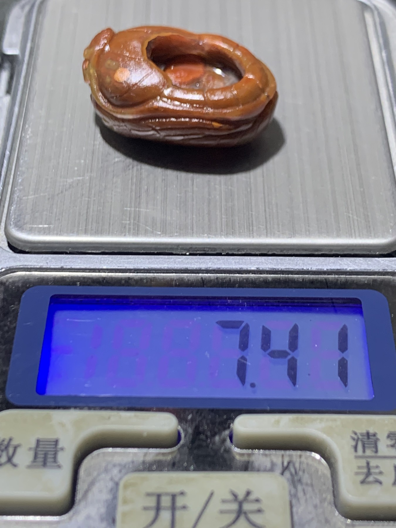 精美亚光冰飘高玉化战国红玛瑙手工俏色巧雕凤履吊坠一个