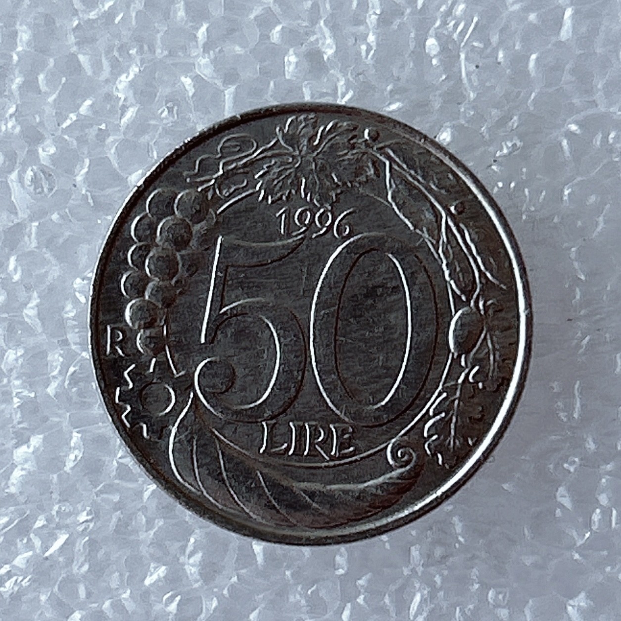 海外回流1元起拍小铺 各国钱币散币场 第5期 意大利1996年50里拉
