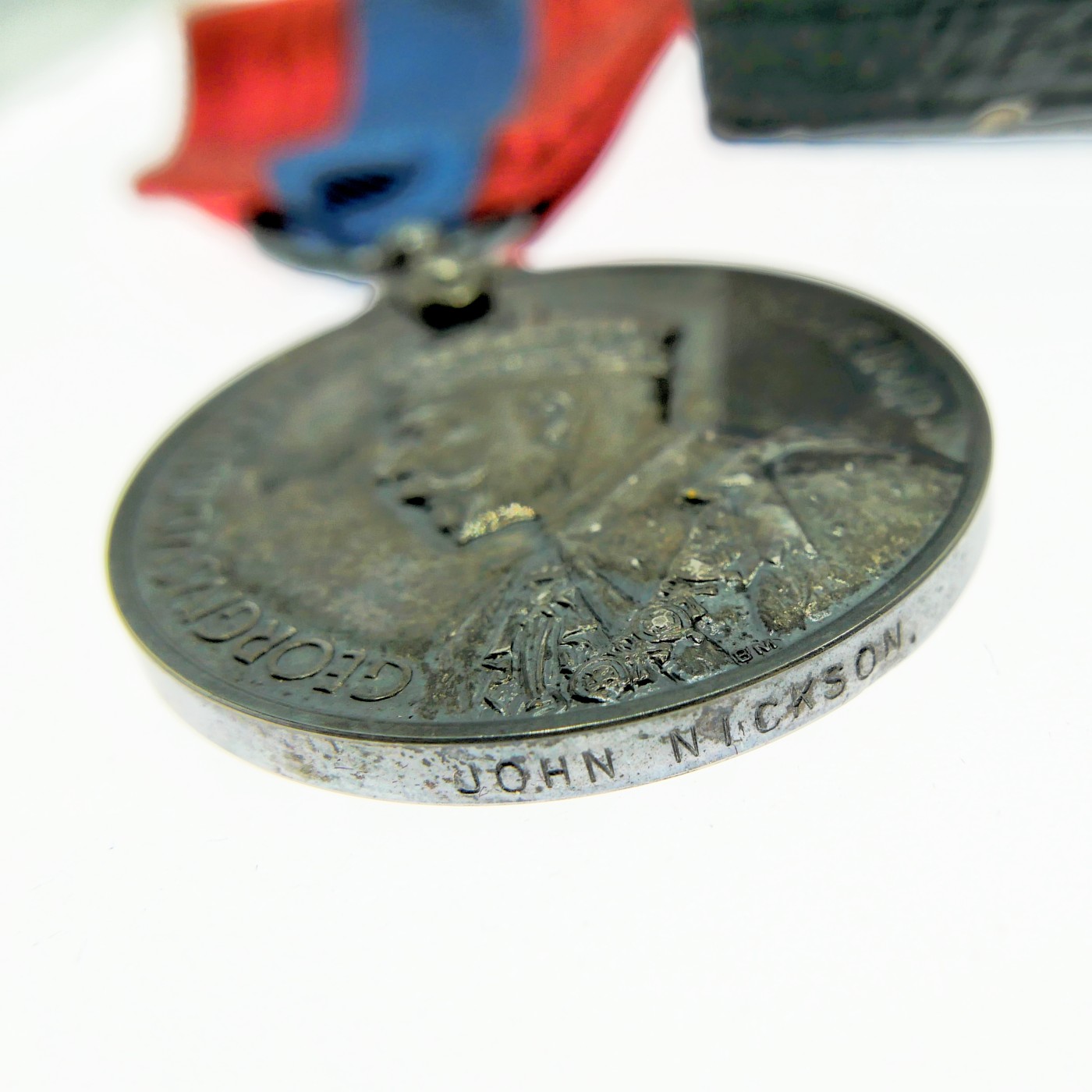 勋章奖章交易所1月13日拍卖 英国帝国服务奖章，乔治五世冠版，银质