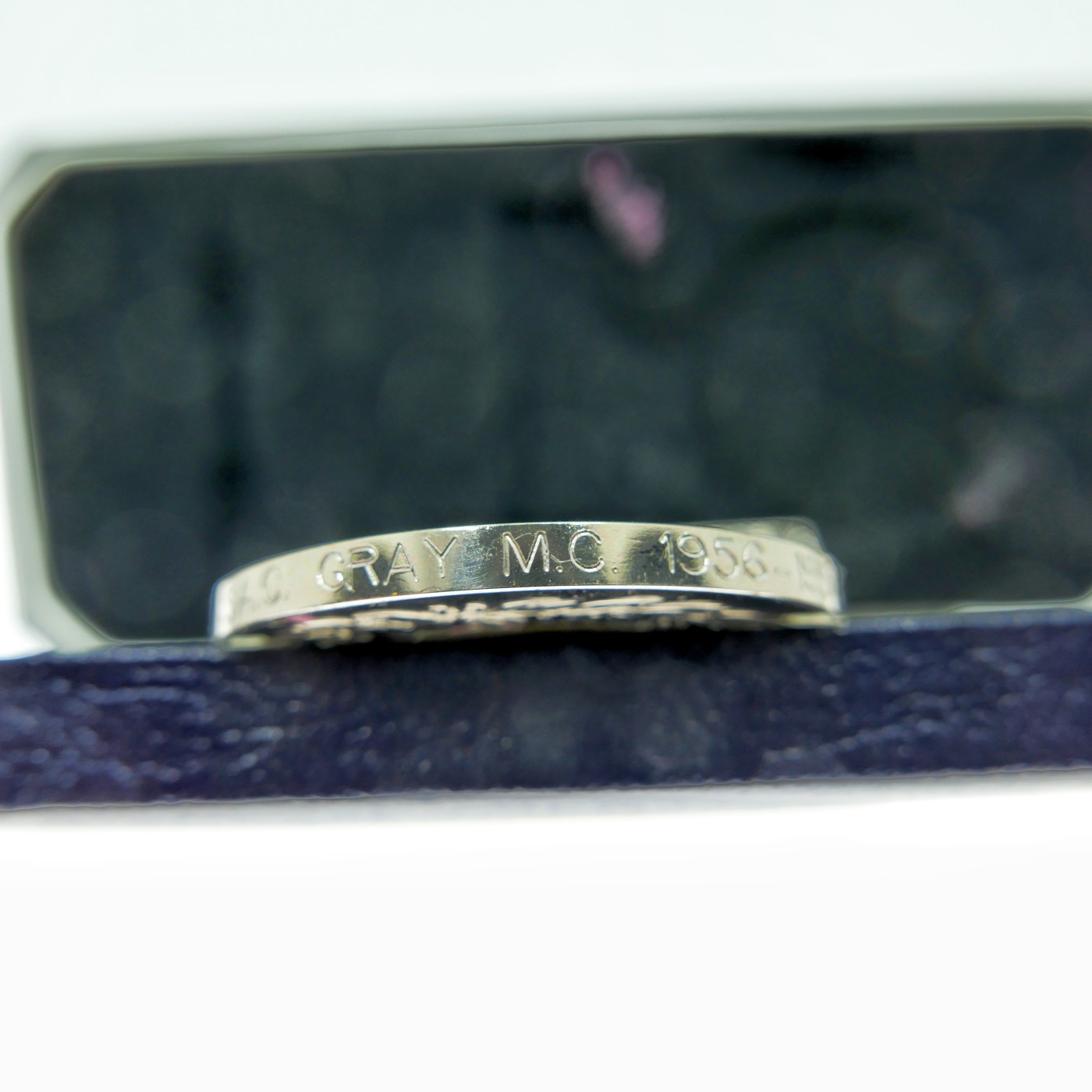 勋章奖章交易所1月13日拍卖 英国国家服务奖章，原盒，双勋条