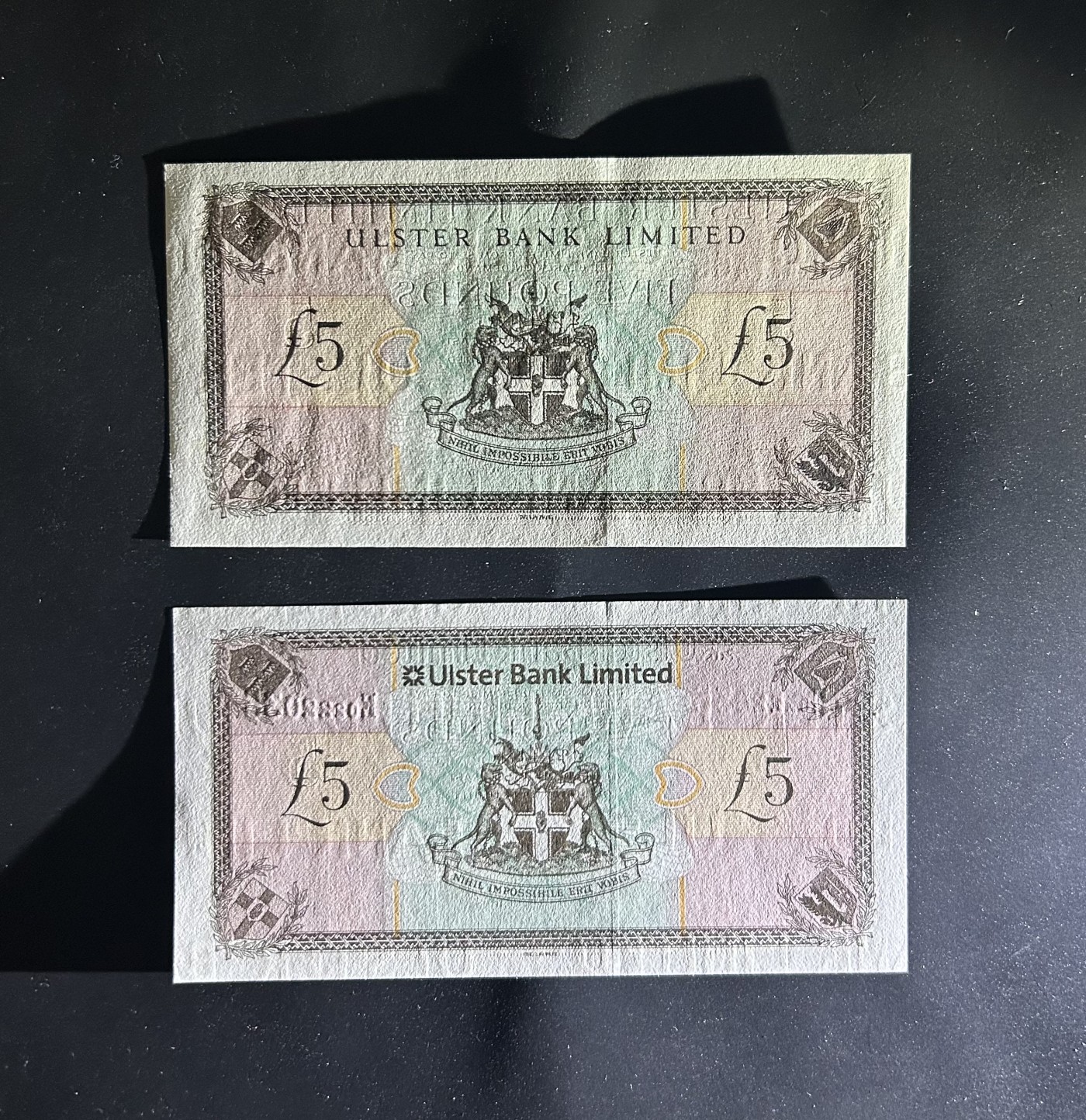 【丑猫0116】今晚六点半，自动快拍 98/13版北爱5镑*2unc