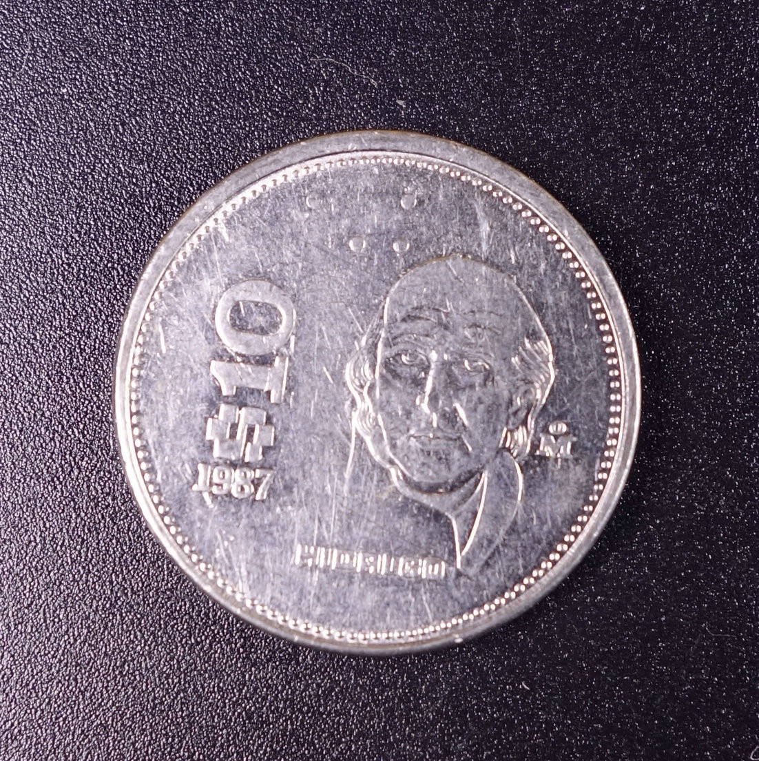 天业钱币散币、银币拍卖第28次专场 全场0元起拍0佣金转发分佣，欢迎围观参拍 墨西哥1987年10比索