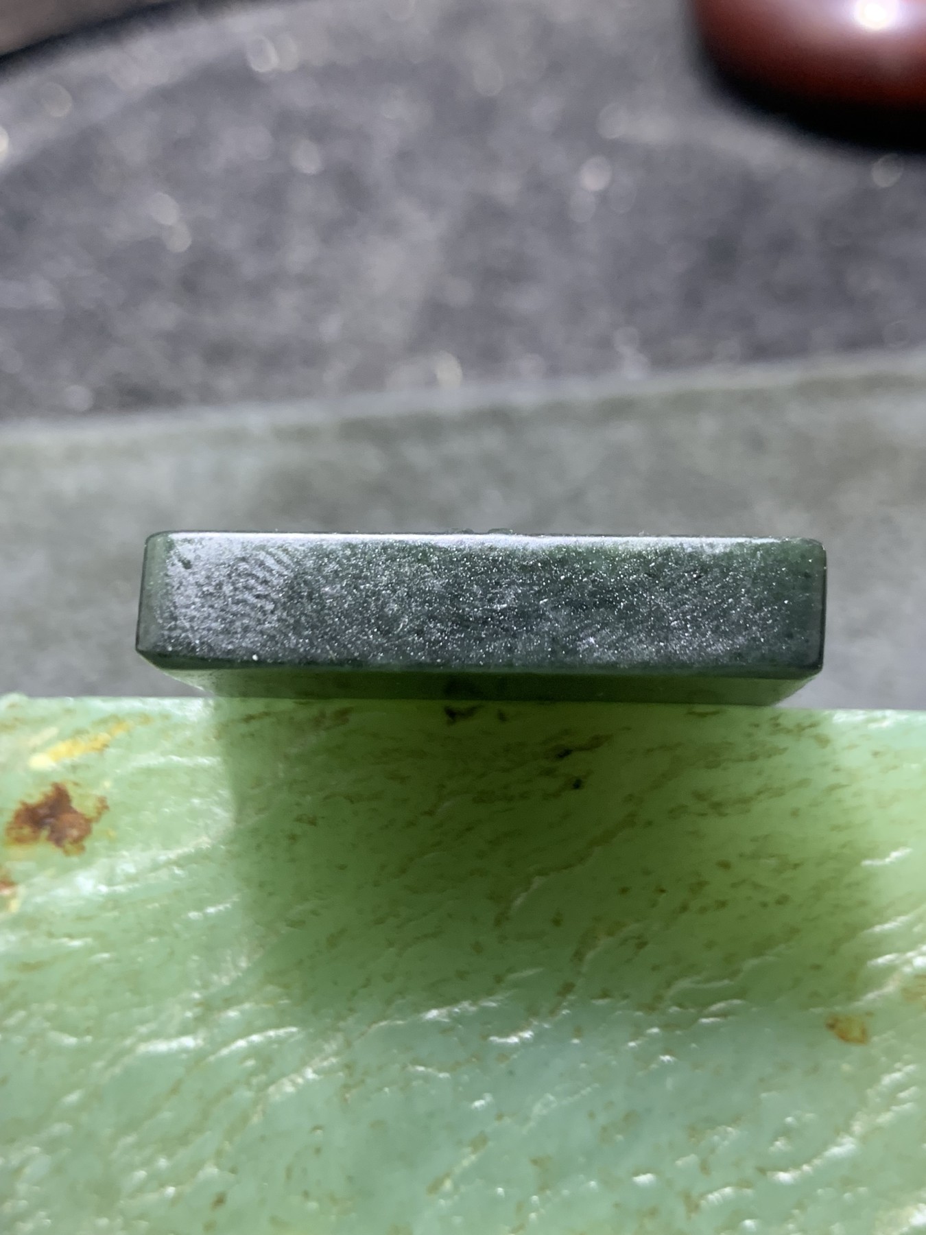 天然新疆和田青玉牧牛童子牌子一块，