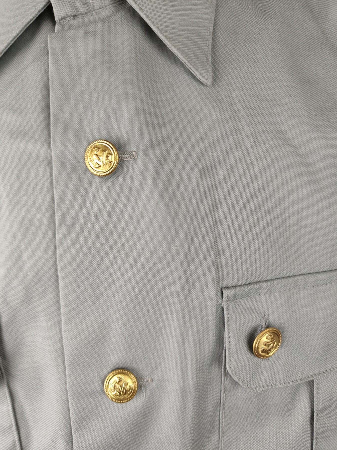 全场0元起拍 第125期 咸鱼国勋章拍卖专场 1月14日（周日）下午6：00开始 东德海军衬衣 胸围118肩宽48 衣长63 袖长59 领围41