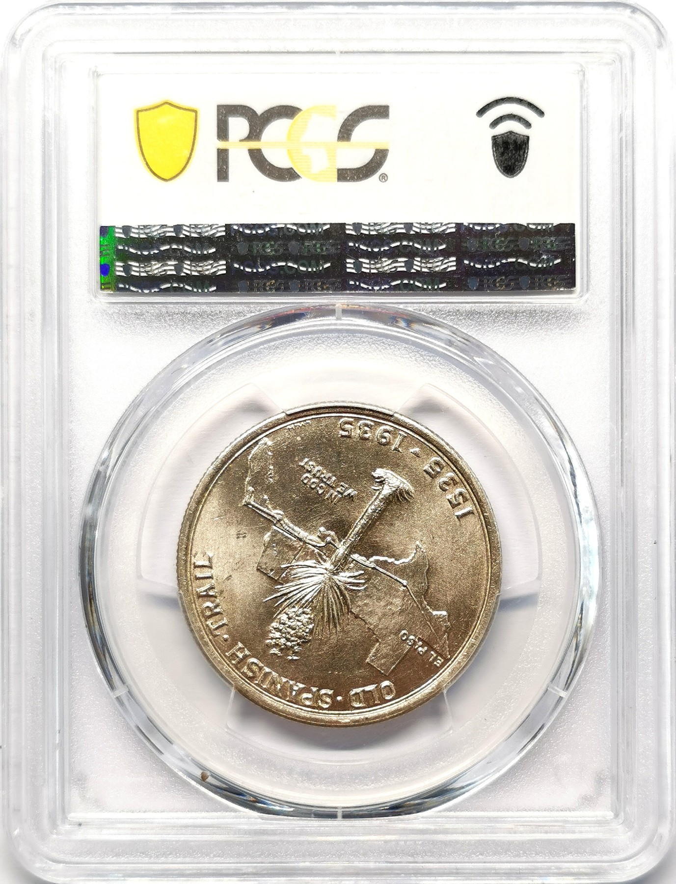 凡希社世界钱币微拍第二百五十八期 荐！1935美国西班牙小道纪念50美分PCGS-MS65 去年一月HA同分成交价1170美金。