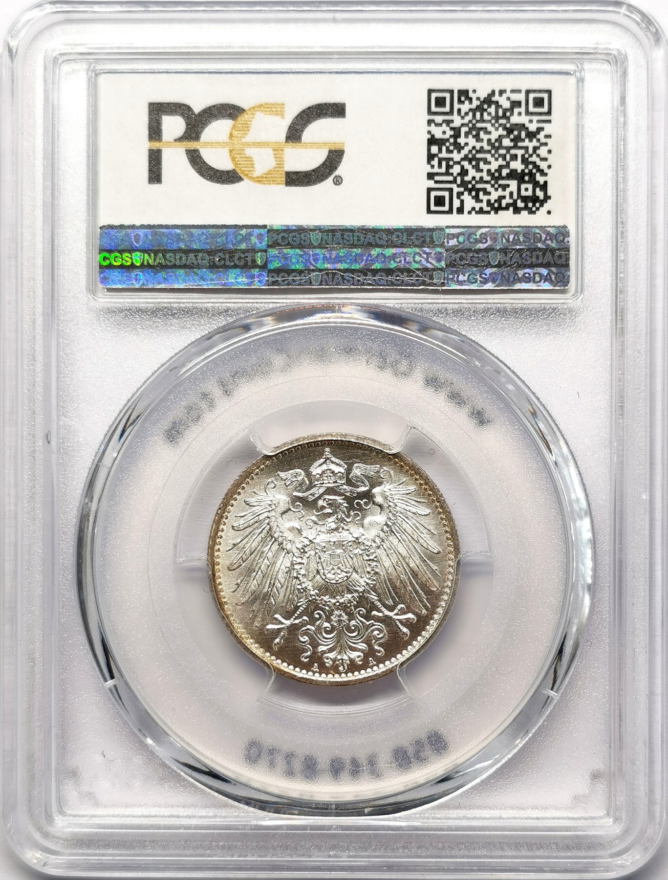 凡希社世界钱币微拍第二百五十八期 1914A德意志第二帝国银马克PCGS-MS66