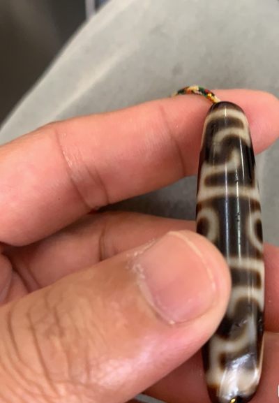 天珠拍卖壹场 莲师法器三眼天珠