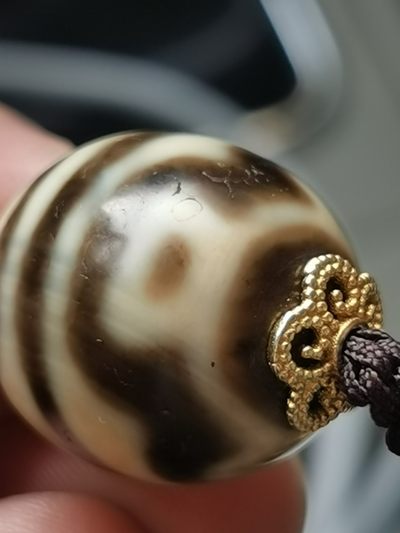 天珠拍卖壹场 莲花达络天珠