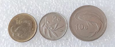 全场一元起拍 世界散币专场 第55期 - 马耳他硬币3枚