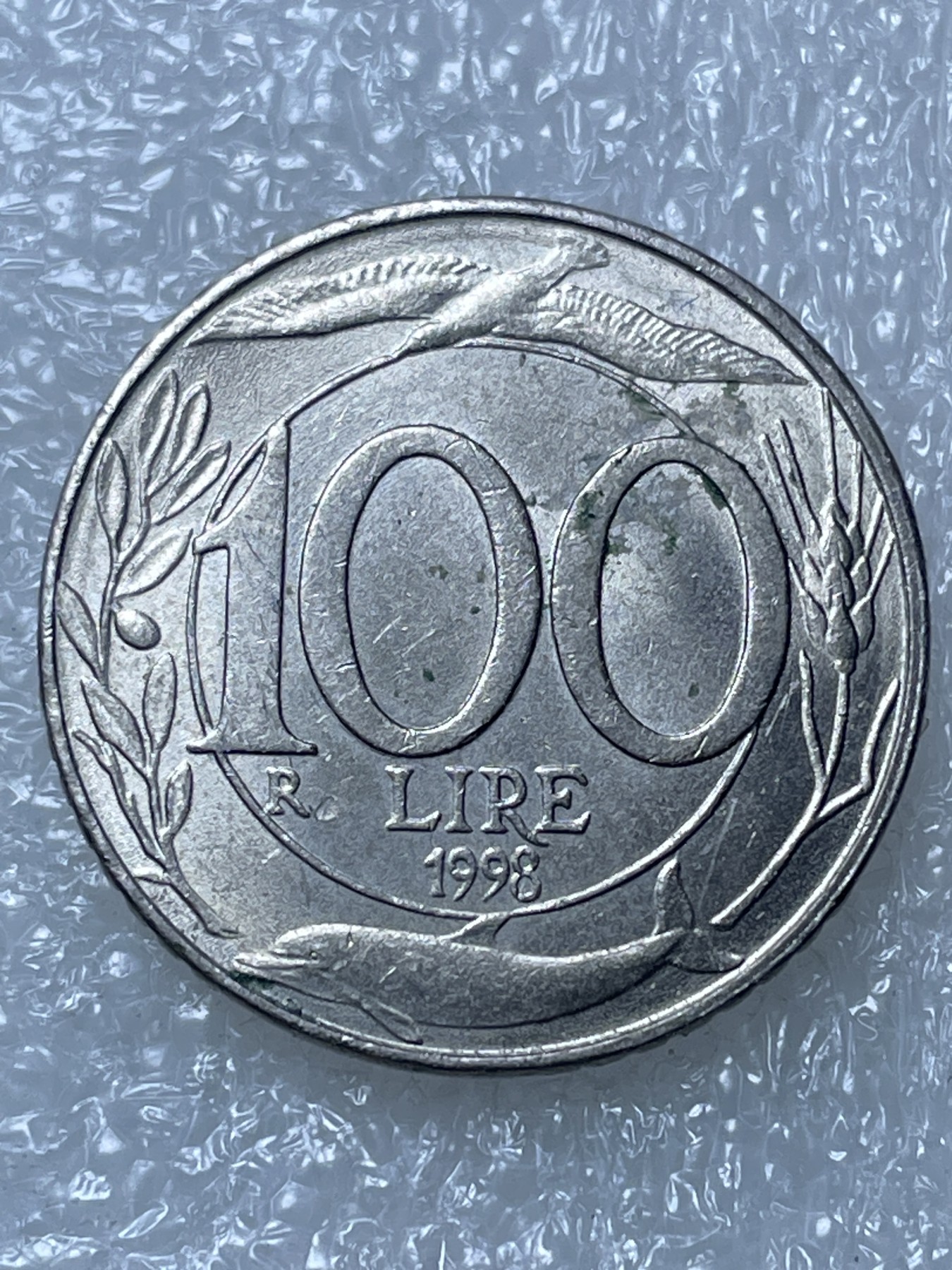 神仙姐姐散币好品专场第十五期（无佣金满邮自动发出 1998 年意大利 100 里拉