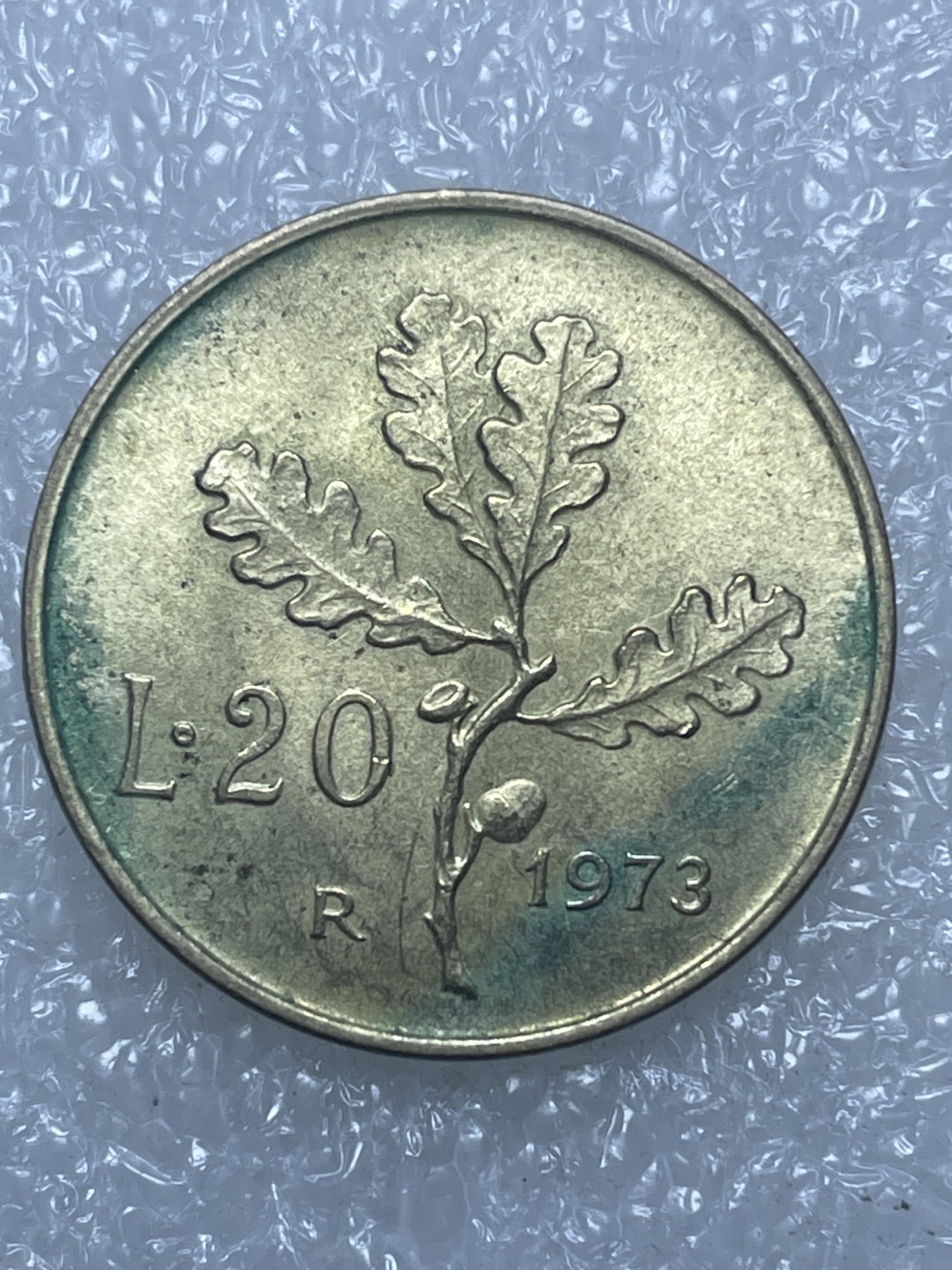 神仙姐姐散币好品专场第十五期（无佣金满邮自动发出 1973年意大利 20 里拉