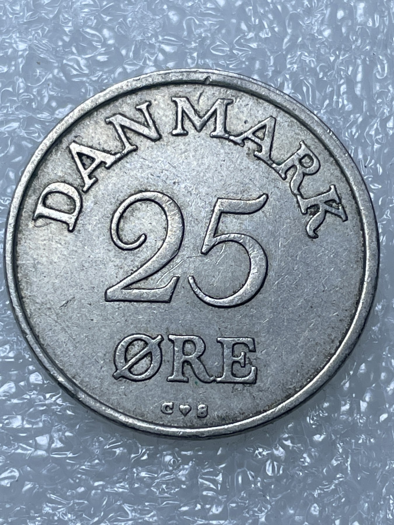 神仙姐姐散币好品专场第十五期（无佣金满邮自动发出 1956 年丹麦 25 分