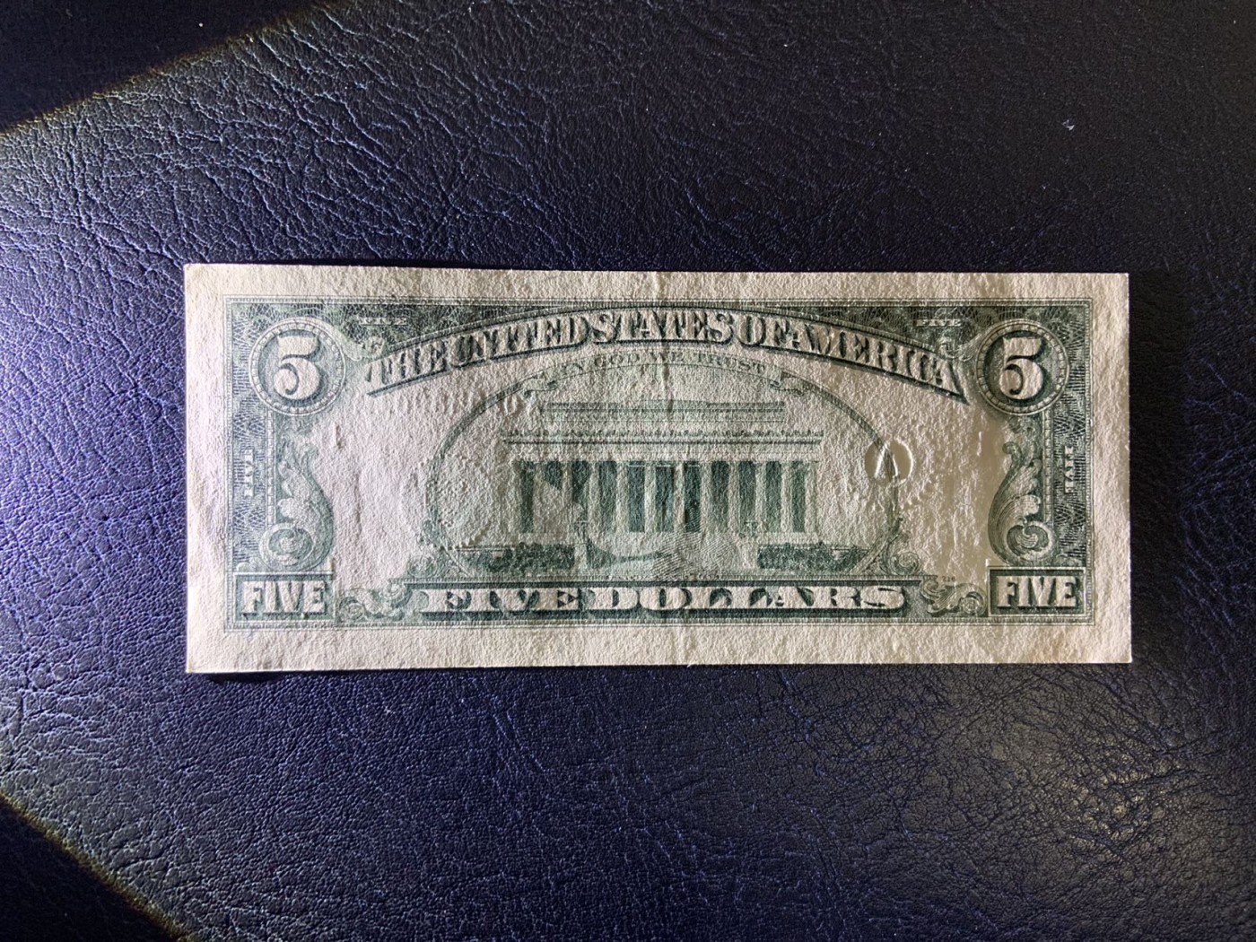 收藏联盟Quantum Auction 第318期拍卖  美国联邦1955年5美元 品相UNC- 首发AA冠 号码无47