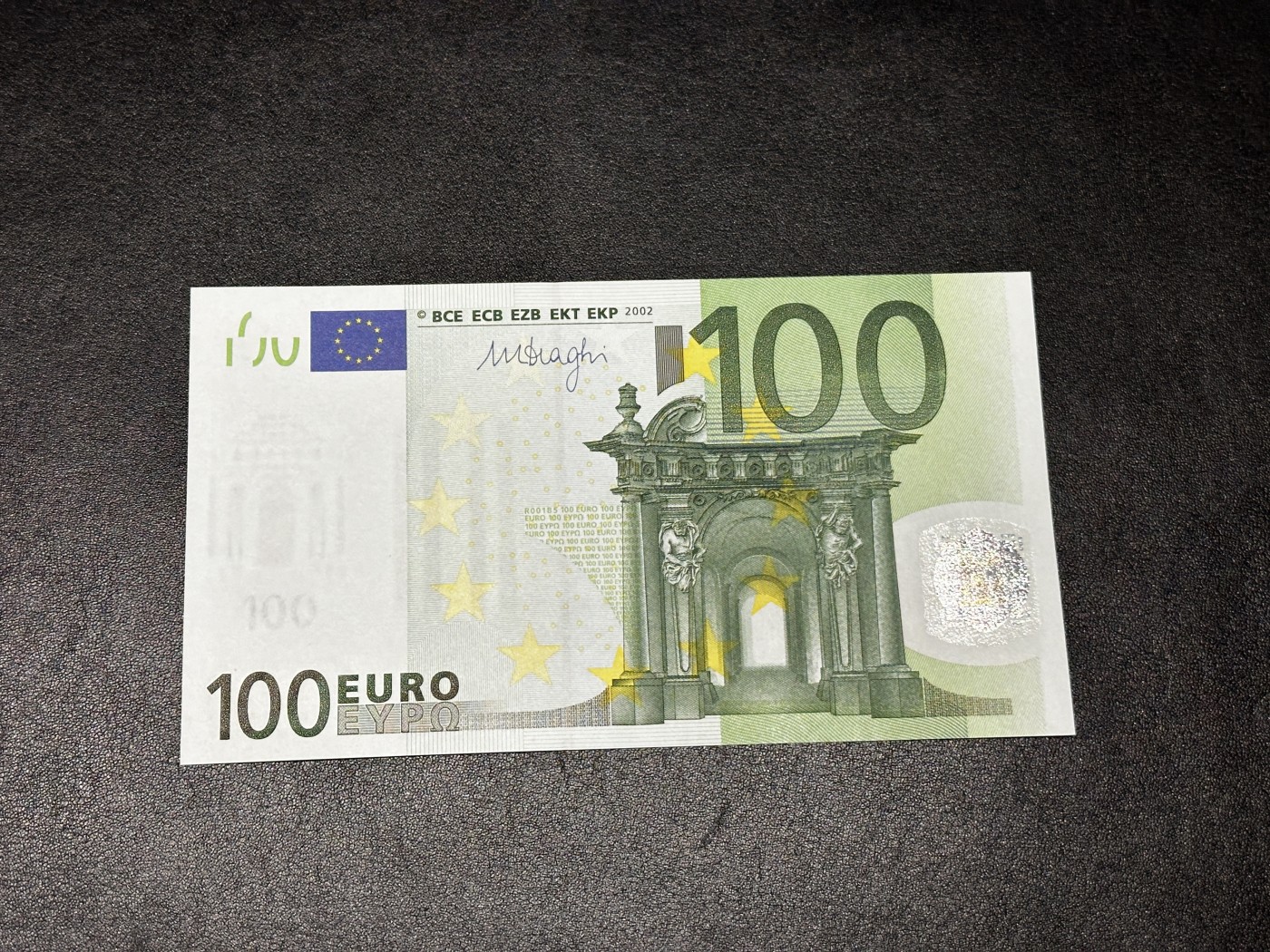 《外钞收藏家》第三百三十期 2002年100欧元 二签 德国版 全新 无47尾8