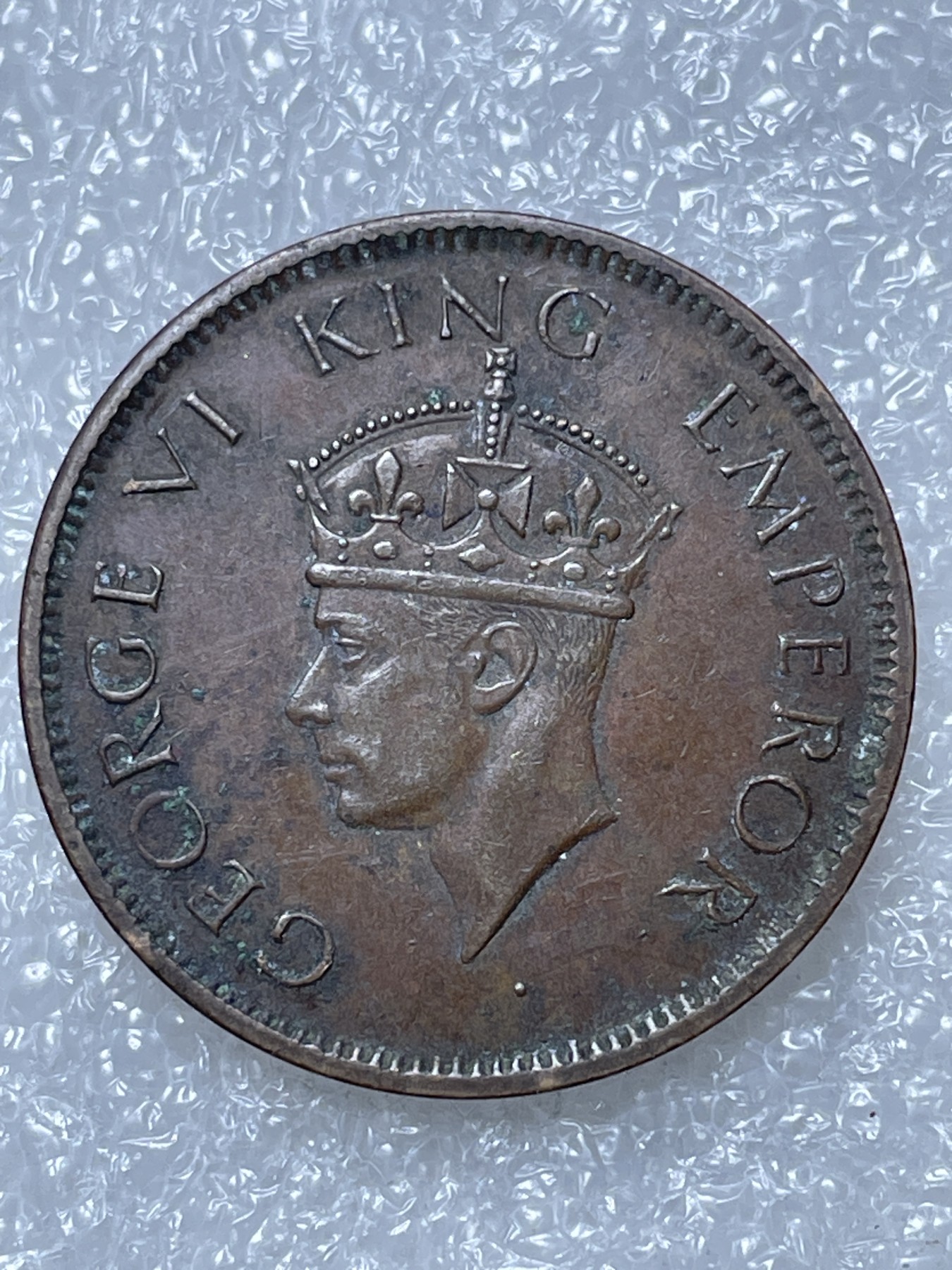 神仙姐姐散币好品专场第十五期（无佣金满邮自动发出 1940 年英属印度支那 1/4 安娜，乔治六世