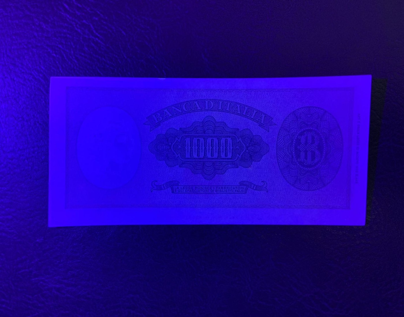 收藏联盟Quantum Auction 第318期拍卖  意大利1948年1000里拉 品相UNC-  取材波提切利名画