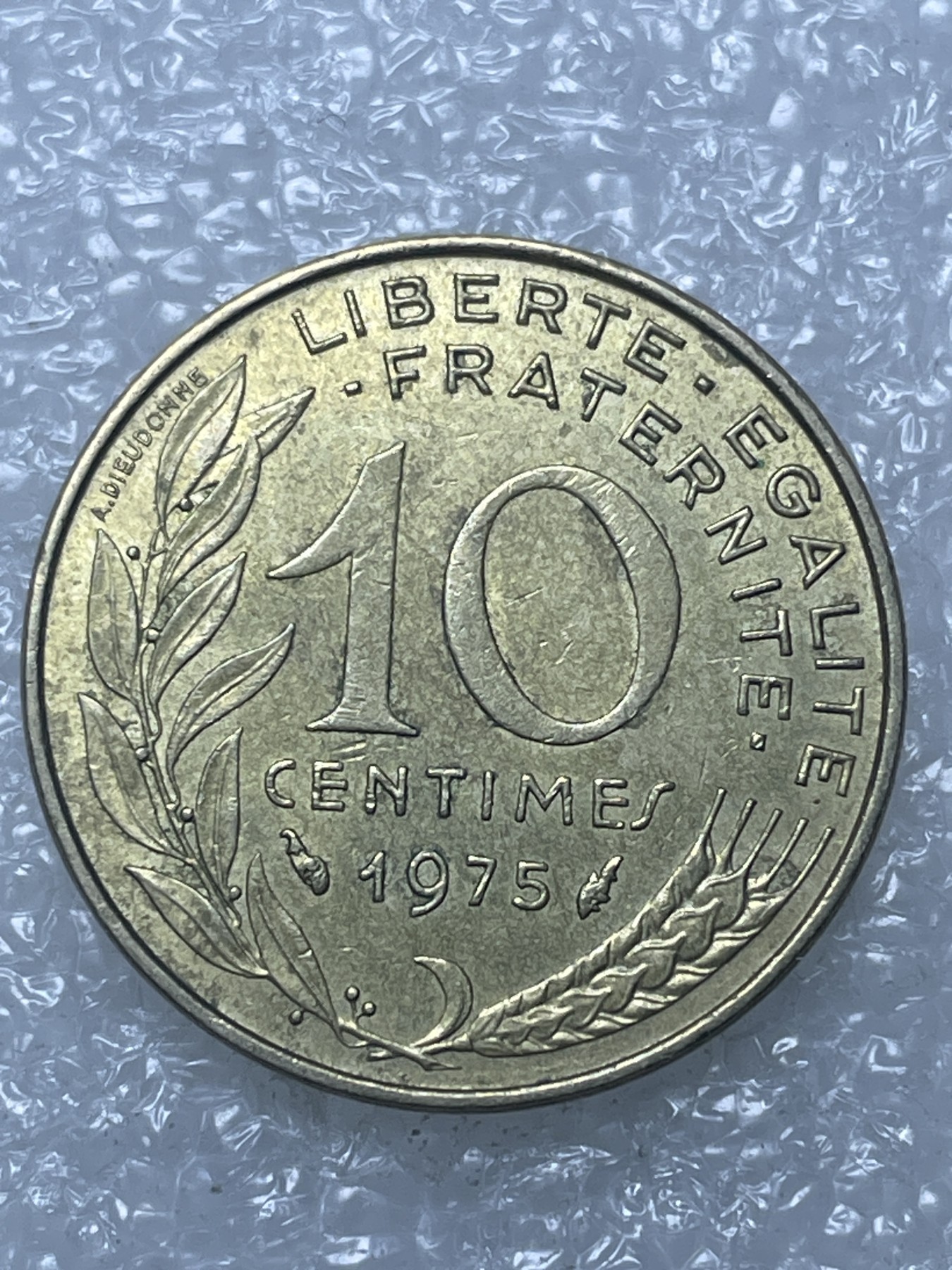 神仙姐姐散币好品专场第十五期（无佣金满邮自动发出 1975 年法国 10 生丁