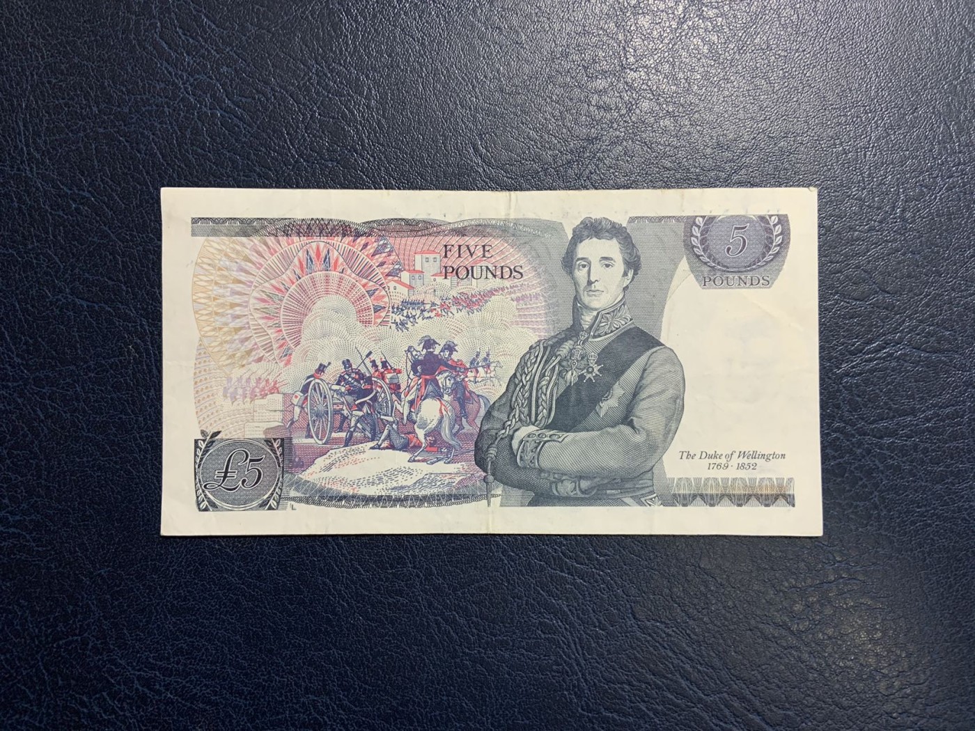 收藏联盟Quantum Auction 第318期拍卖  英国1981-88年5镑 非全新 品相如图 威灵顿公爵