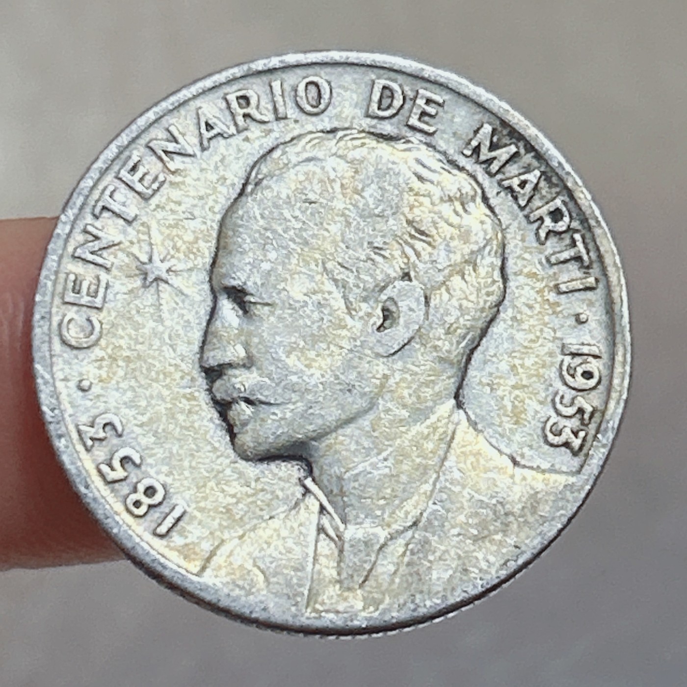 全场一元起拍 银币专场 第56期 美洲国家古巴1953年何塞·马蒂诞辰百年25分银币6.25克900银美品