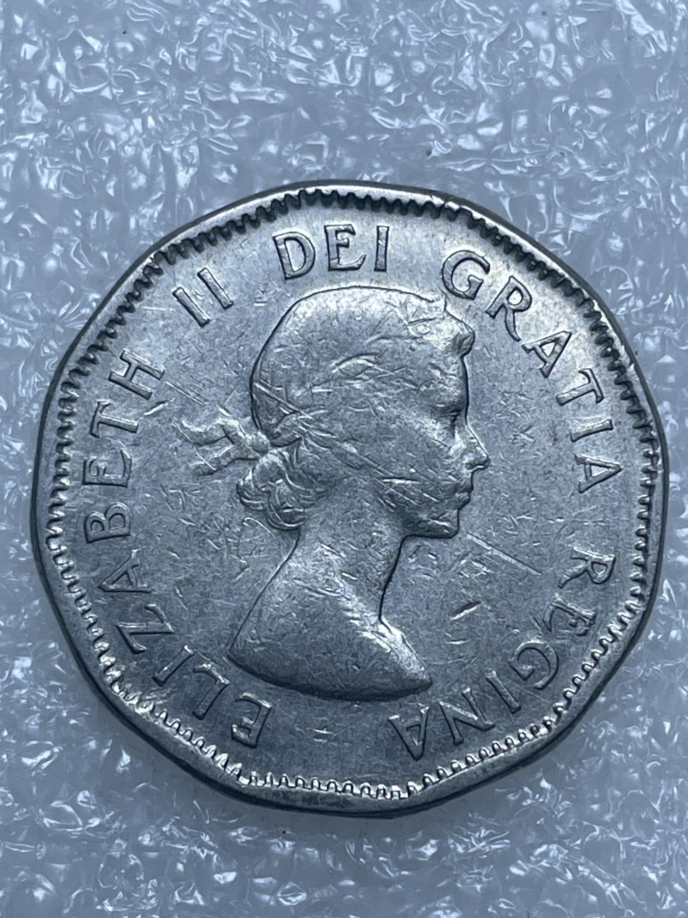 神仙姐姐散币好品专场第十五期（无佣金满邮自动发出 1957 年加拿大 5 分